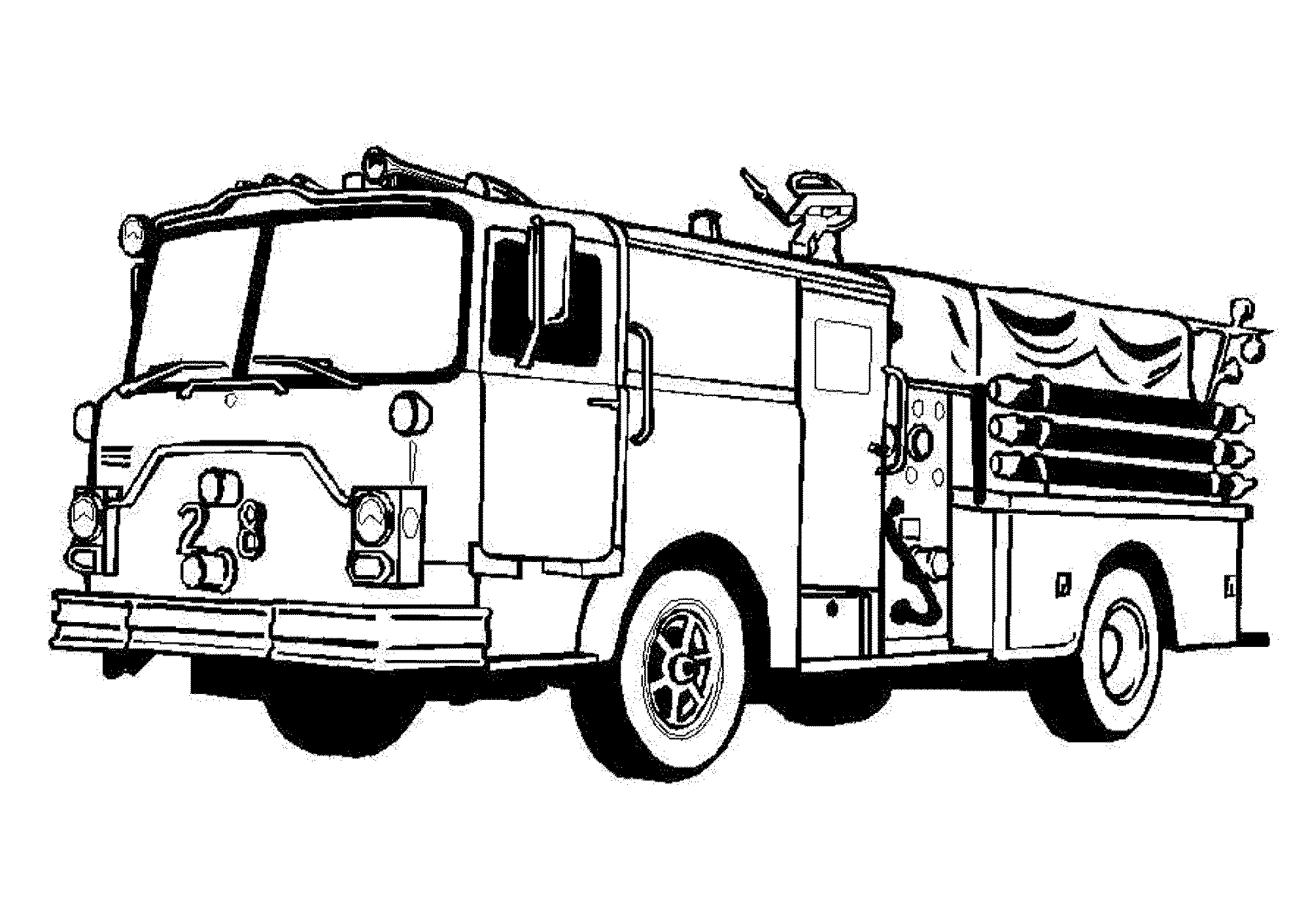 Adult Coloring Pages Trucks Print Download Educational Fire Truck Coloring Pages Giving