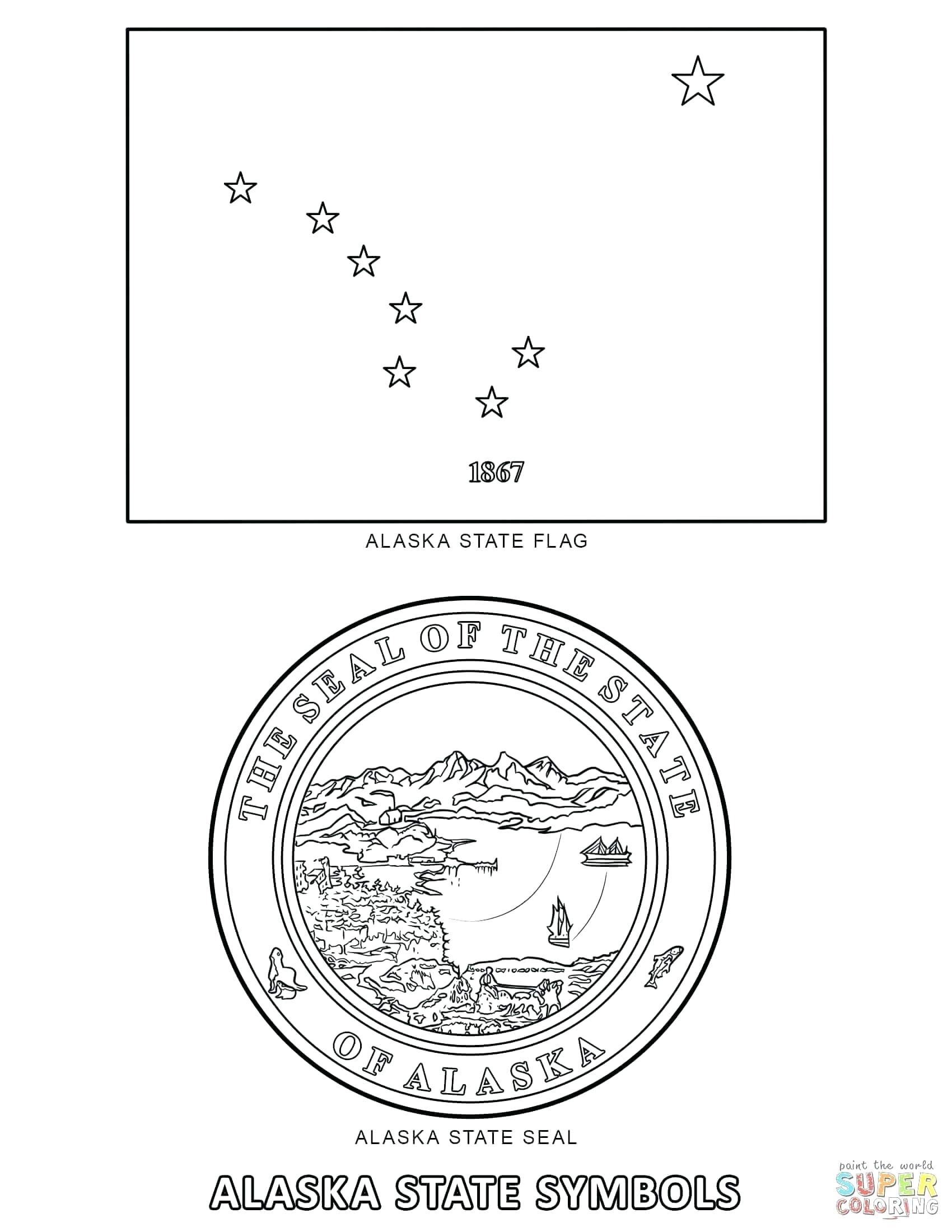Alaska Flag Coloring Page South African Flag Coloring Page Spartanprintco