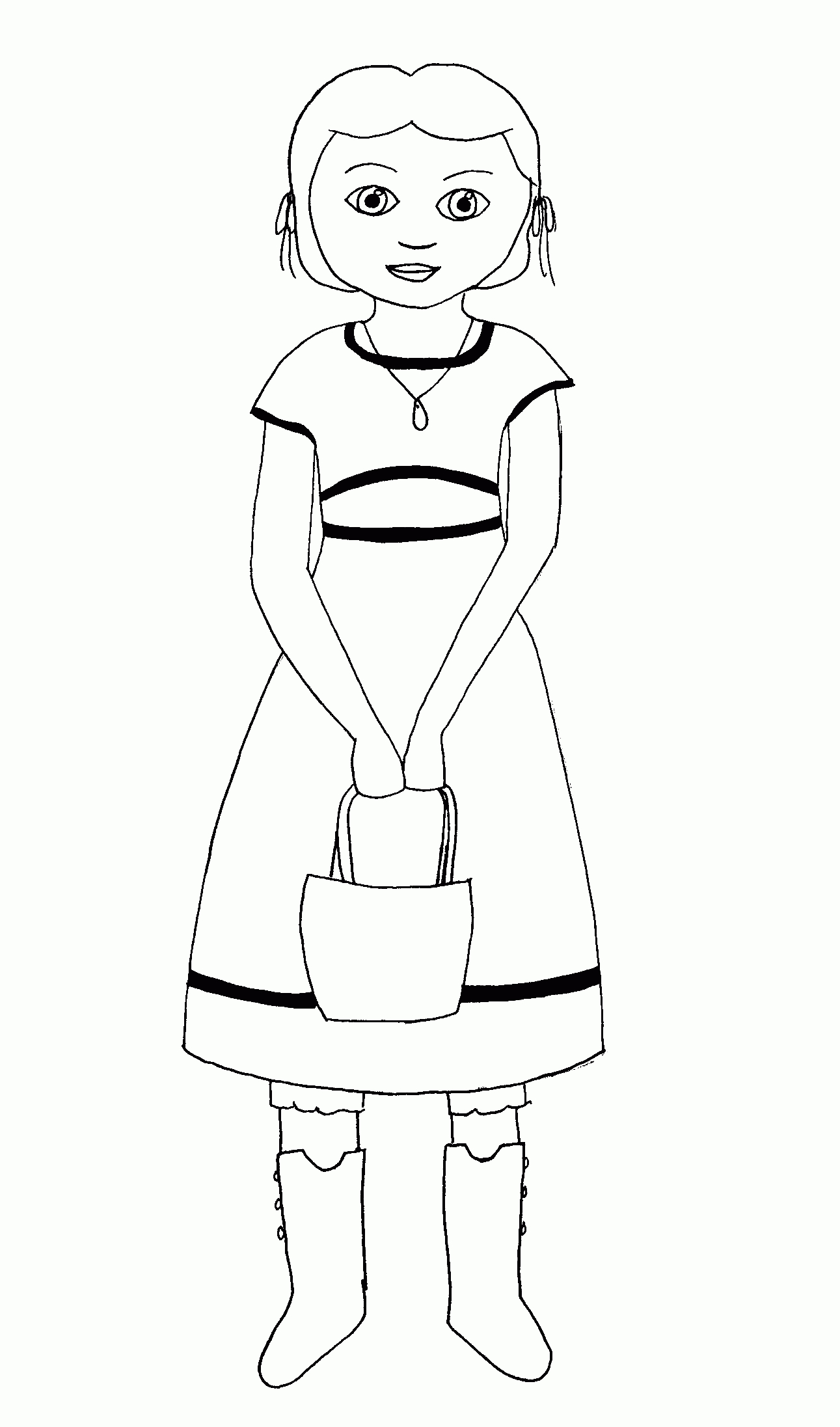 American Girl Coloring Pages Lea Doll Coloring Pages Printable Coloring Home