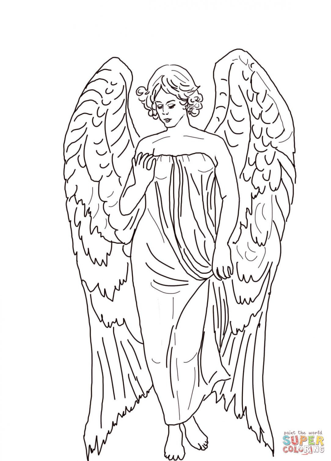 Angel Visits Joseph Coloring Page Angel Visits Mary Coloring Sheet Free Mandalas Pages For Adults