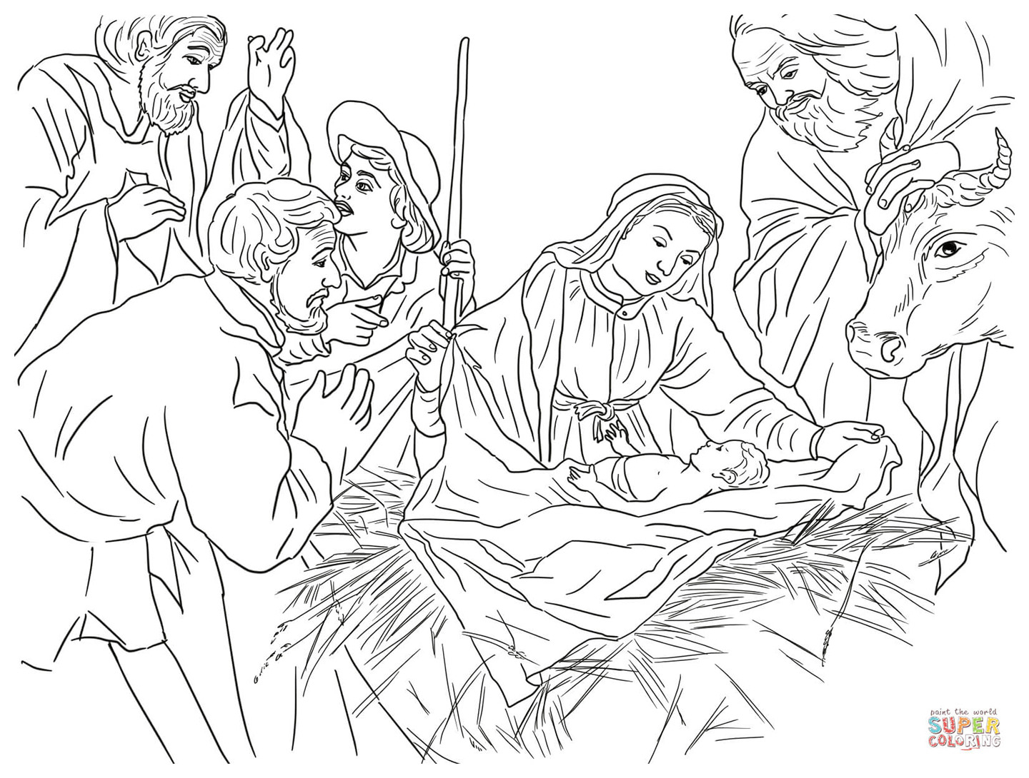 Angel Visits Joseph Coloring Page Free Christian Coloring Pages For Children And Adults Level 3