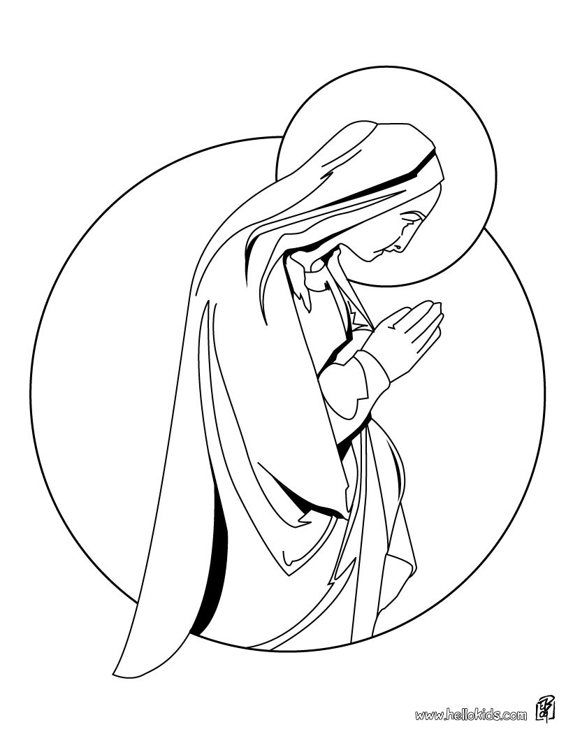 Angel Visits Joseph Coloring Page Mary Coloring Pages At Getdrawings Free For Personal Use Mary