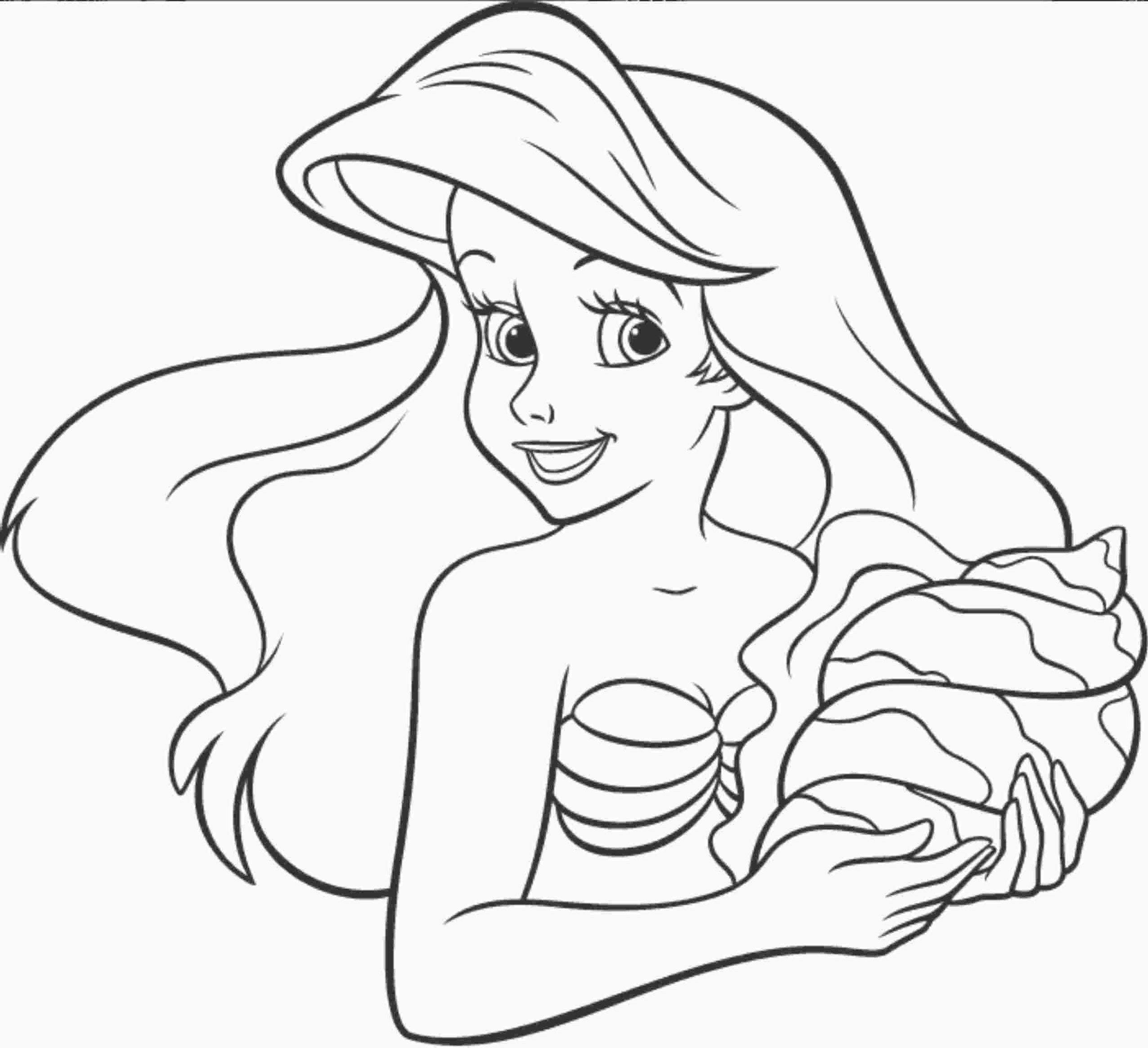 Ariel Printable Coloring Pages Collection Ariel Little Mermaid Coloring Pages Pictures