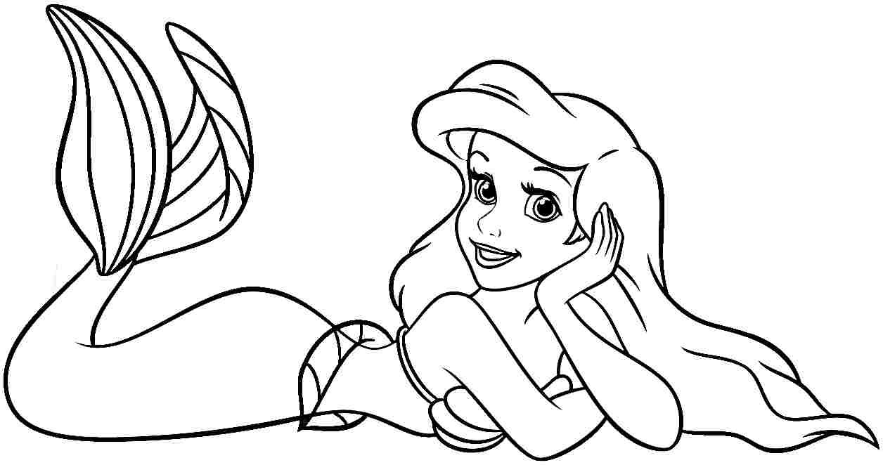 Ariel Printable Coloring Pages Coloring Books Disneyss Printable Coloring Pages Fabulous Book
