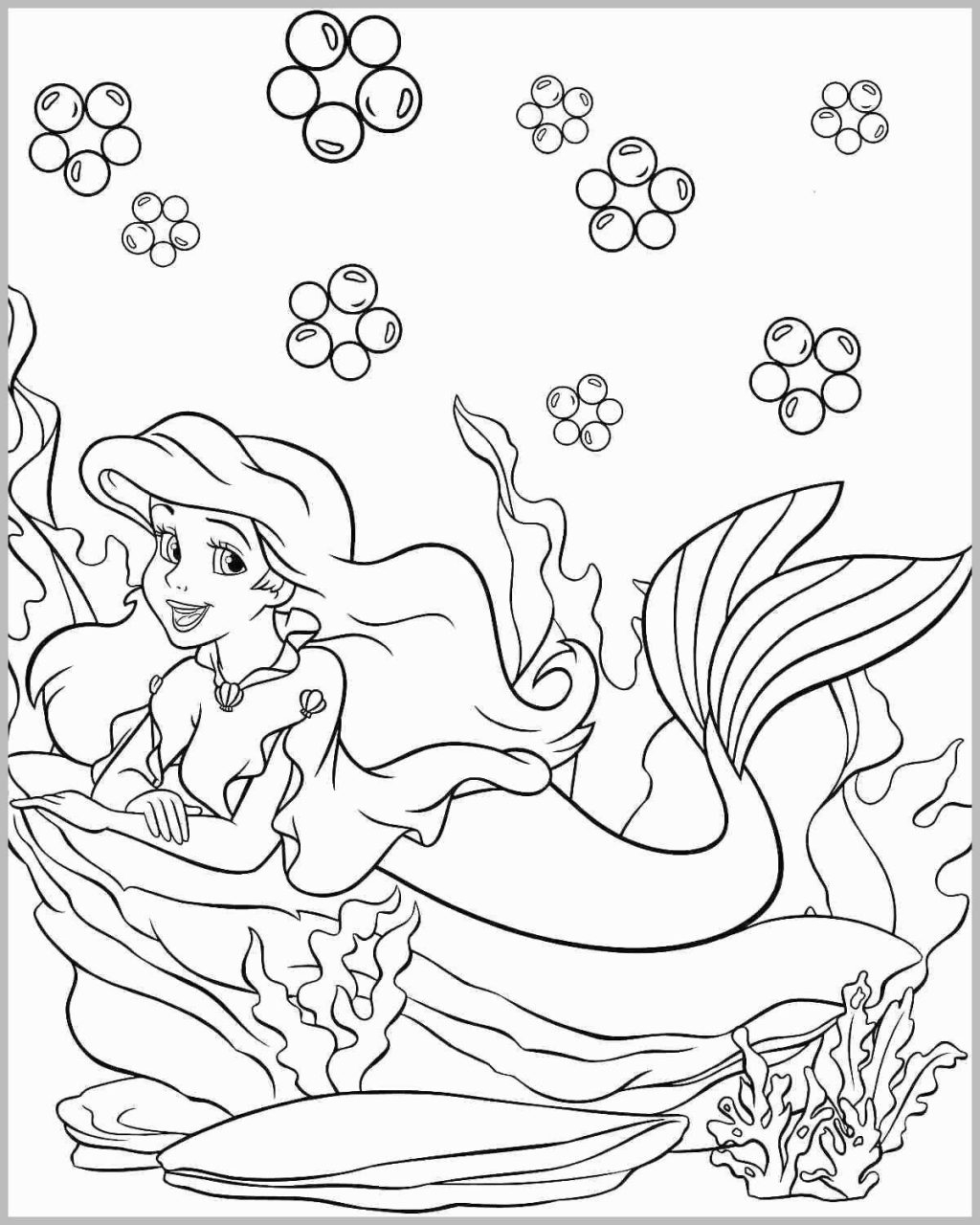 Ariel Printable Coloring Pages Coloring Page Princess Ariel Coloring Pages Admirable Printable