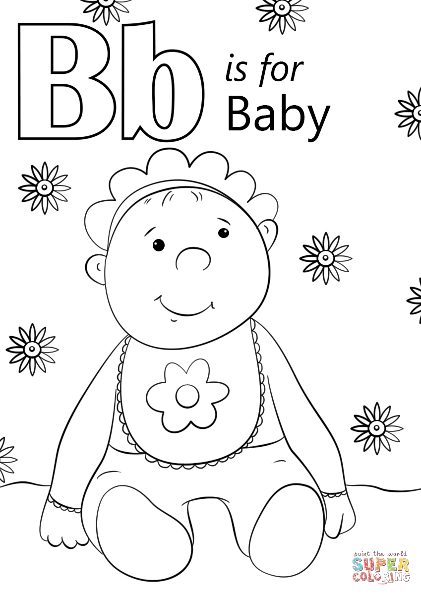 B Coloring Pages 5 Letter B Coloring Page Letter B Is For Ba Coloring Page Free