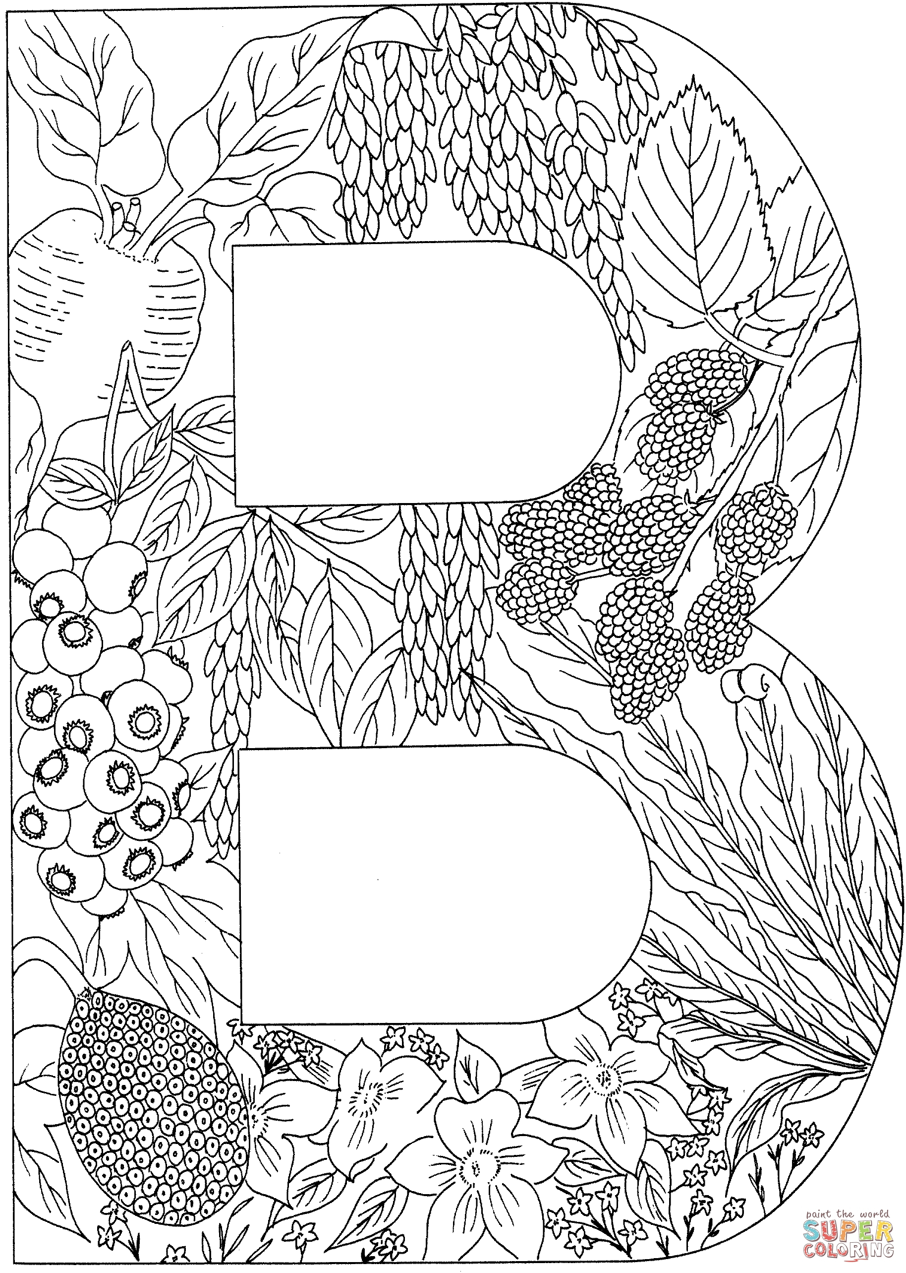 B Coloring Pages Elegant Free Printable Hard Coloring Pages For Adults Letter S