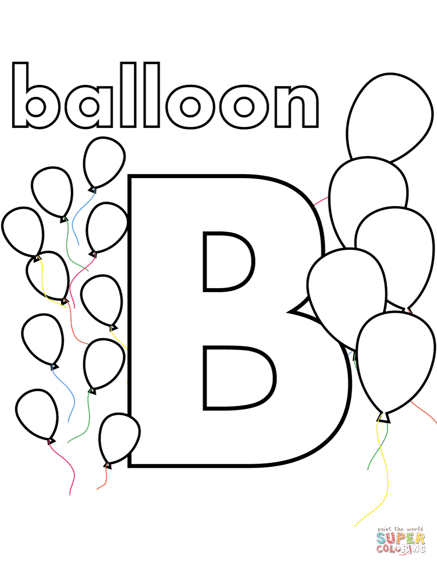 B Coloring Pages Letter B Coloring Pages Free Coloring Pages