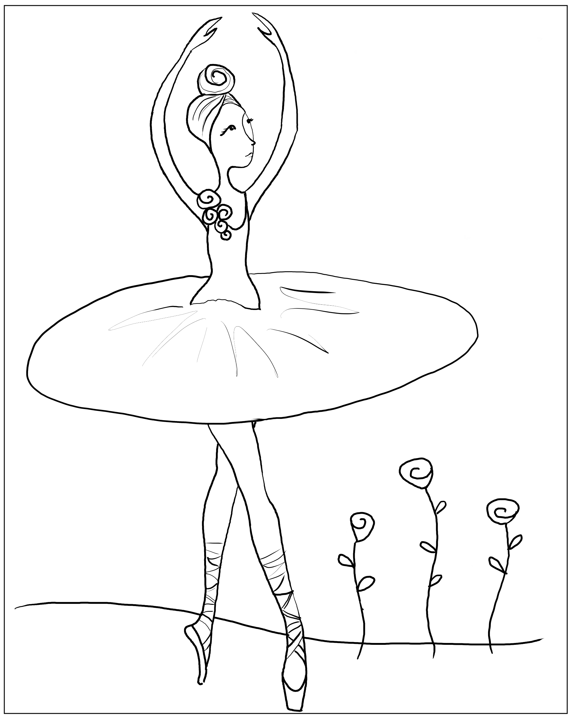 Ballerina Coloring Pages For Kids Coloring Ideas Ballet Coloring Pages Printable Ideas Splendi Photo