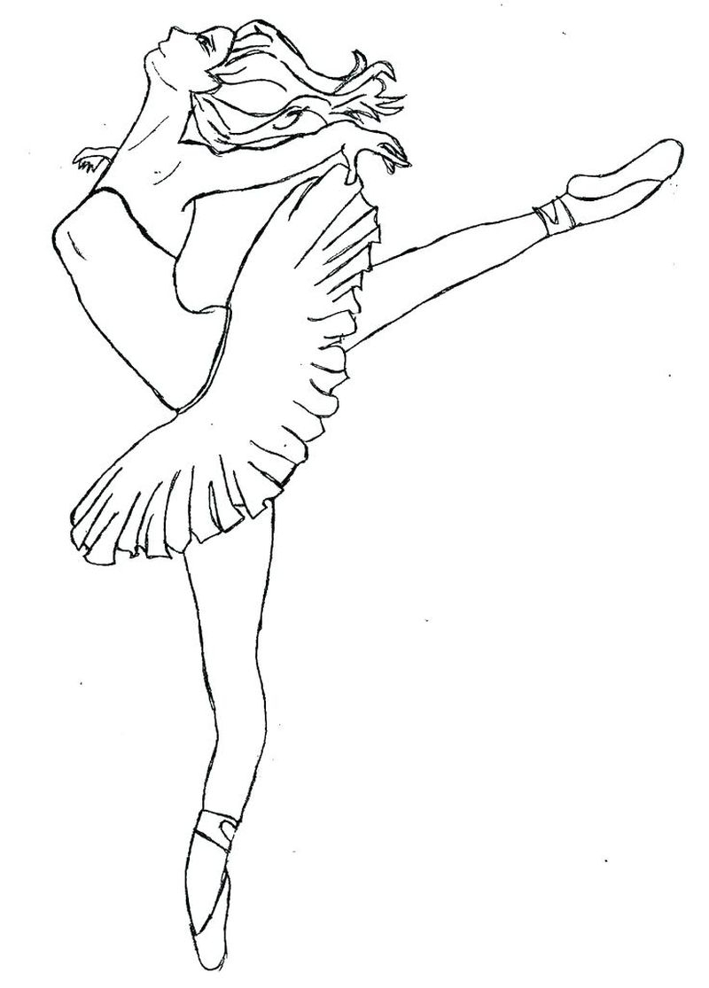 Ballerina Printable Coloring Pages Printable Ballerina Coloring Pages Free Coloring Sheets