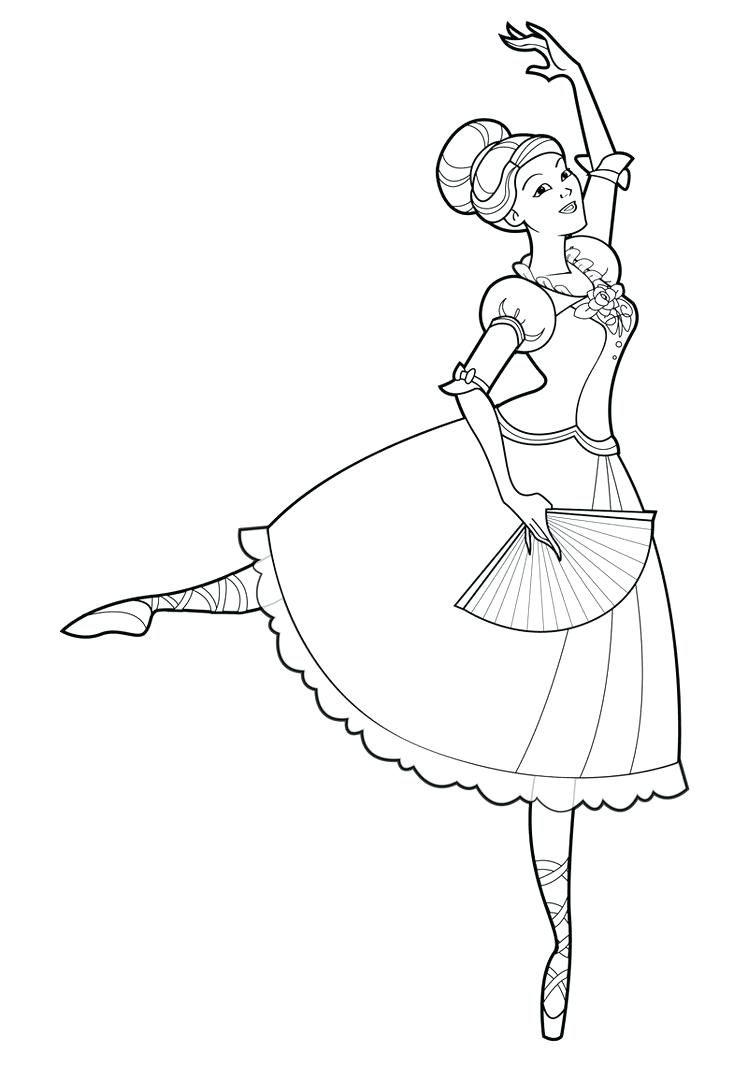 Ballerina Printable Coloring Pages Printable Ballerina Coloring Pages Remotestashco