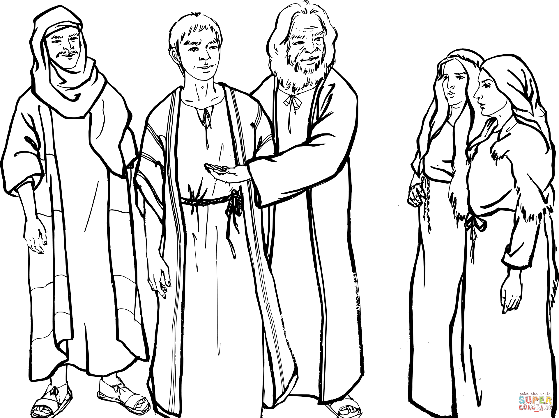 Barnabas Coloring Page Paul Raises Eutychus From The Dead Coloring Page Free Printable