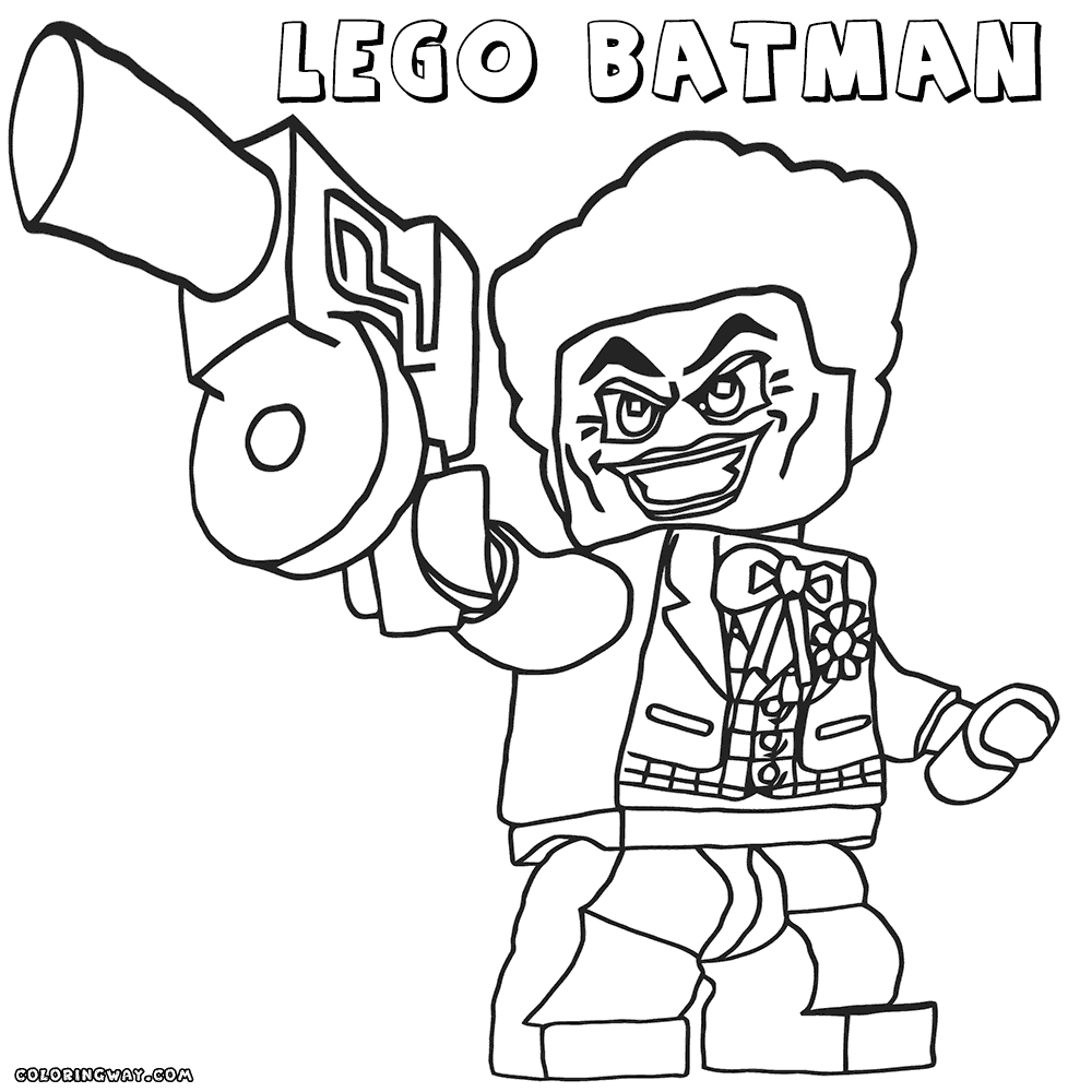 Batman And Joker Coloring Pages Lego Joker Coloring Pages