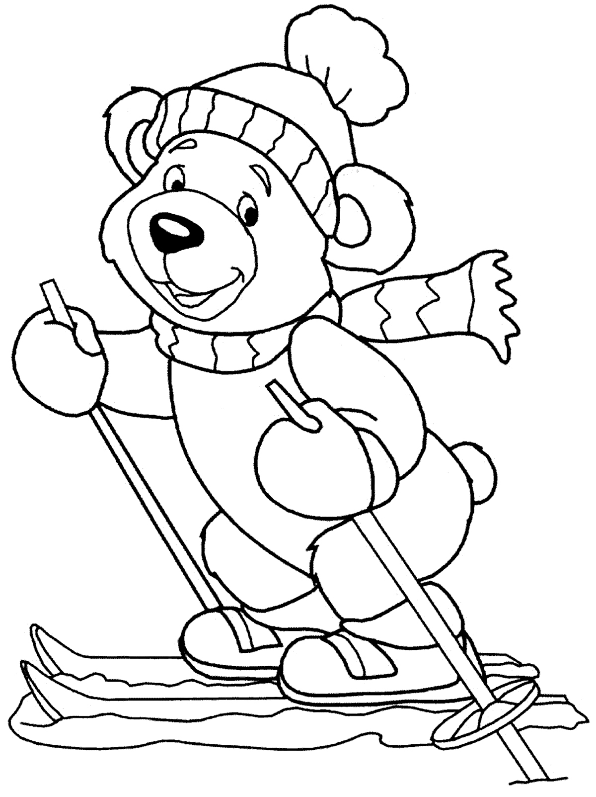Bears Coloring Pages Bears To Color For Children Bears Kids Coloring Pages