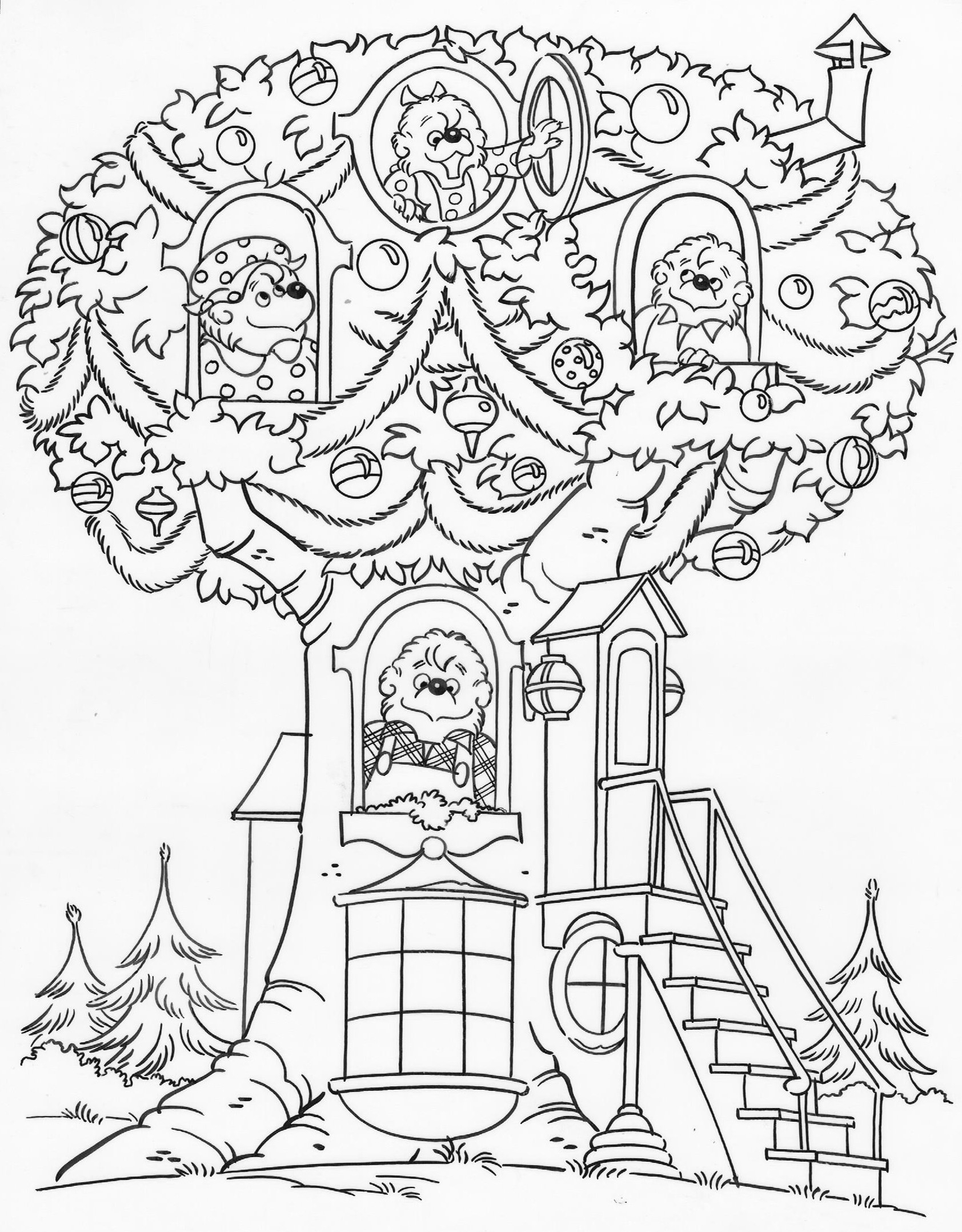 Bears Coloring Pages Berenstain Bears Coloring Pages At Getdrawings Free For