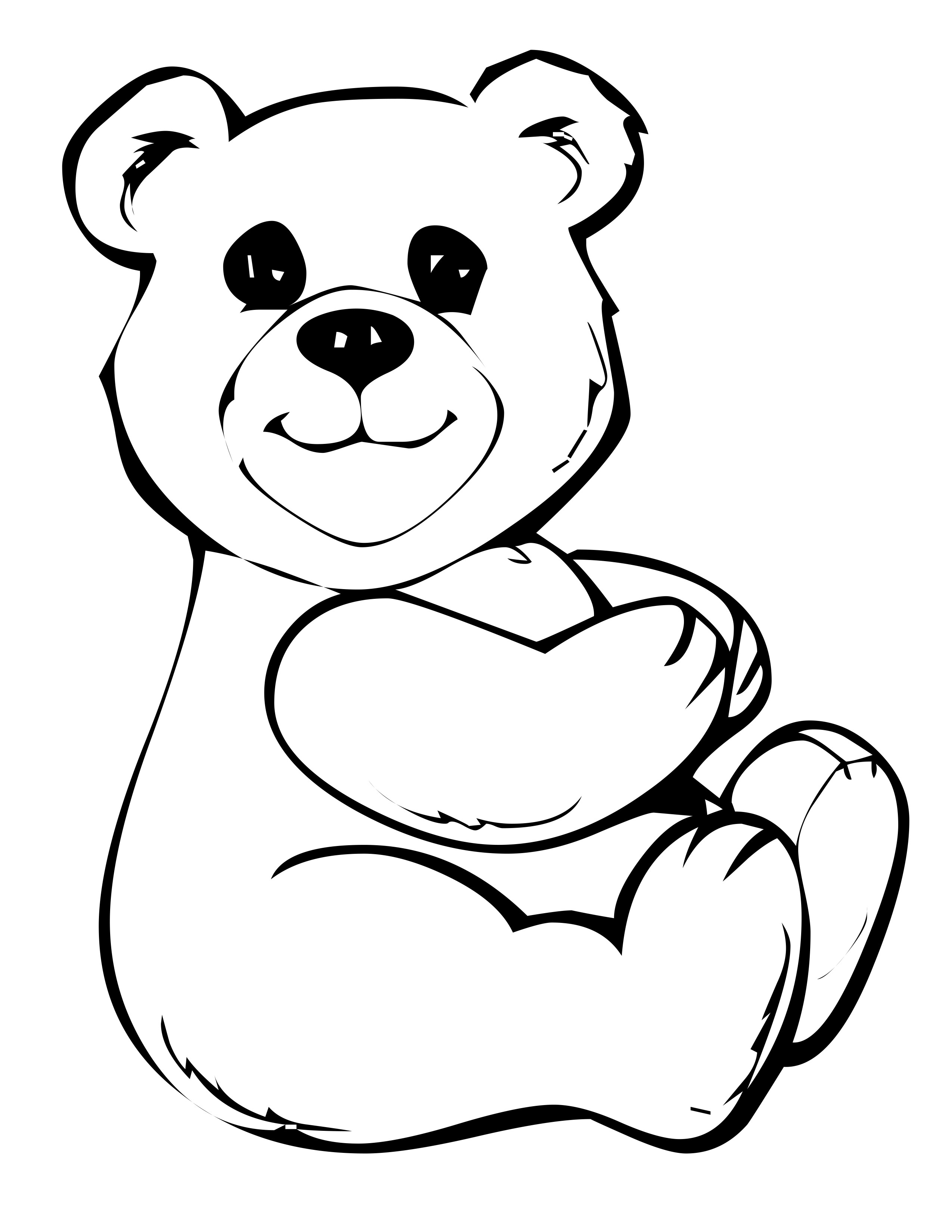 Bears Coloring Pages Free Printable Teddy Bear Coloring Pages For Kids