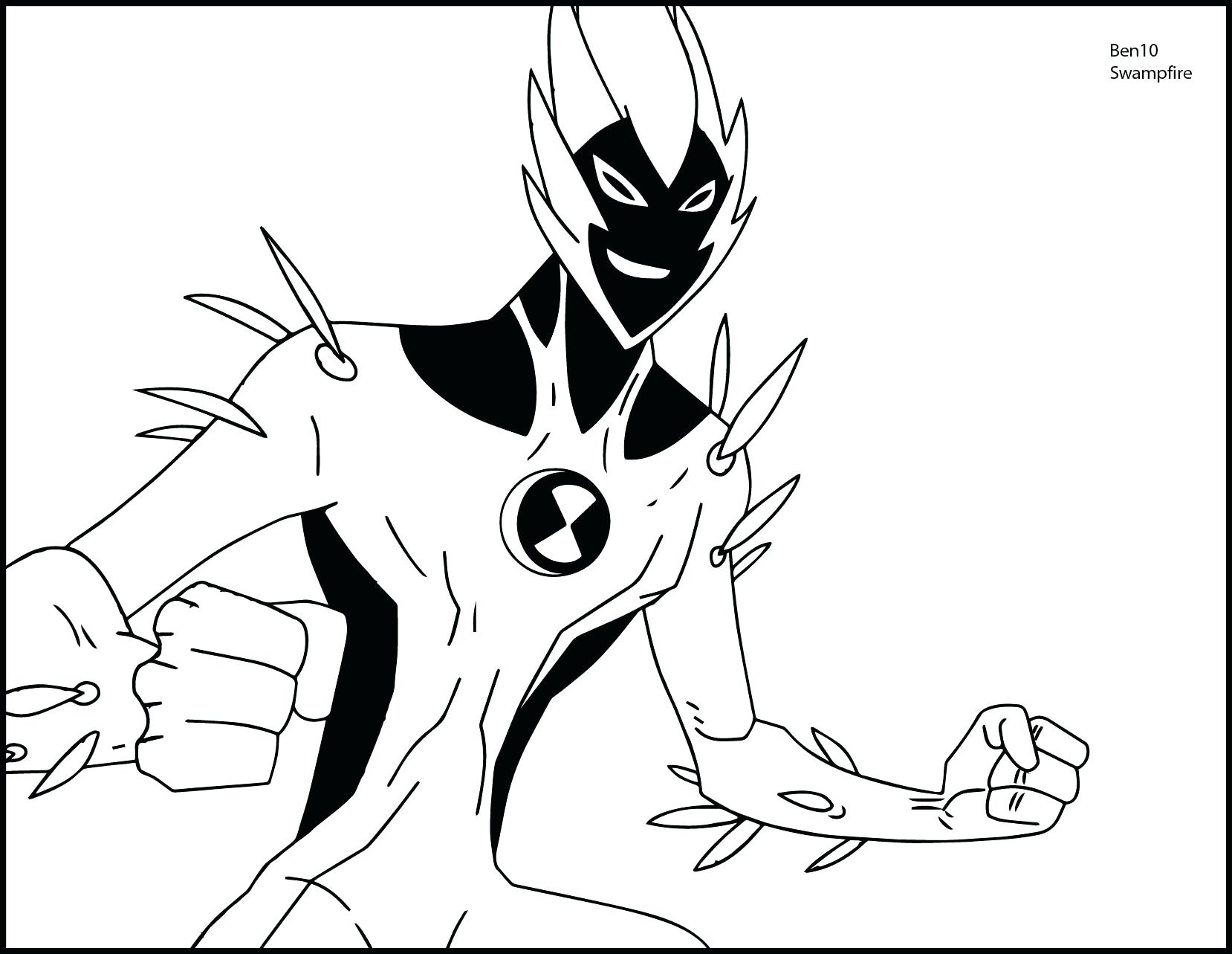 Ben 10 Coloring Pages Online Ben 10 Coloring Book Cortexcolorco