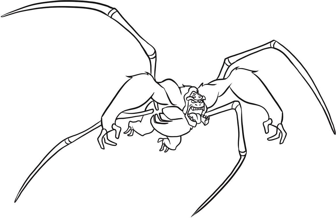 Ben 10 Coloring Pages Online Ben 10 Coloring Pages Ultimate Spidermonkey Coloringstar