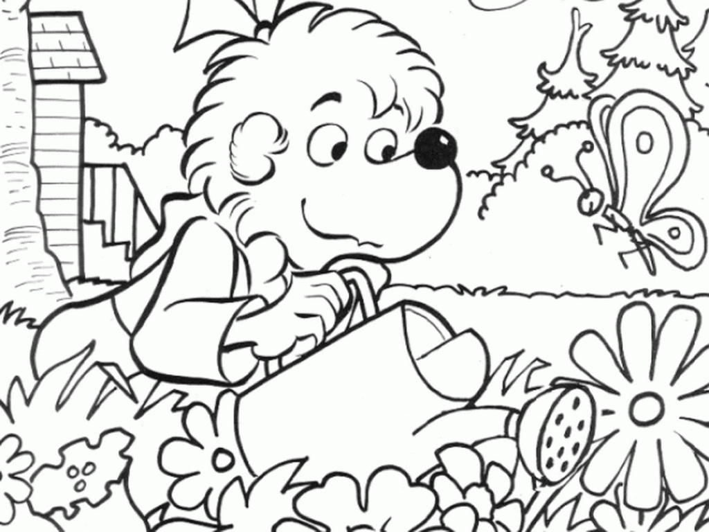 Berenstain Bears Coloring Pages Coloring Astonishing Berenstain Bears Coloring Pages Free Football