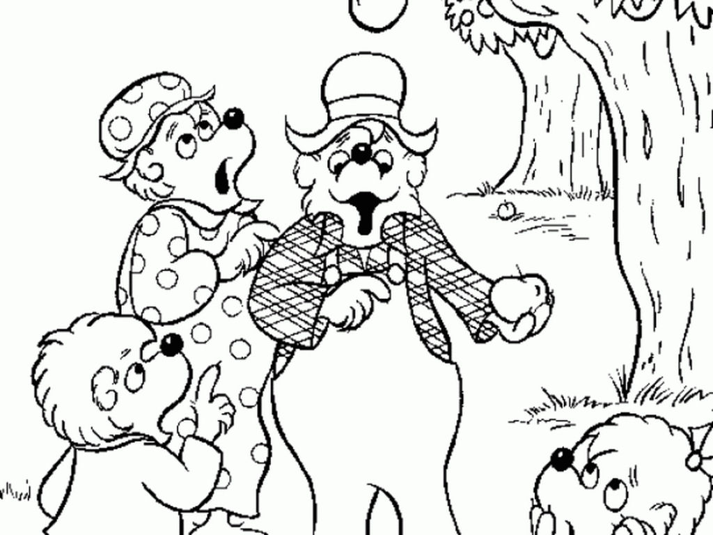 Berenstain Bears Coloring Pages Coloring Book World Berenstain Bears Activity Pages Printable Kids