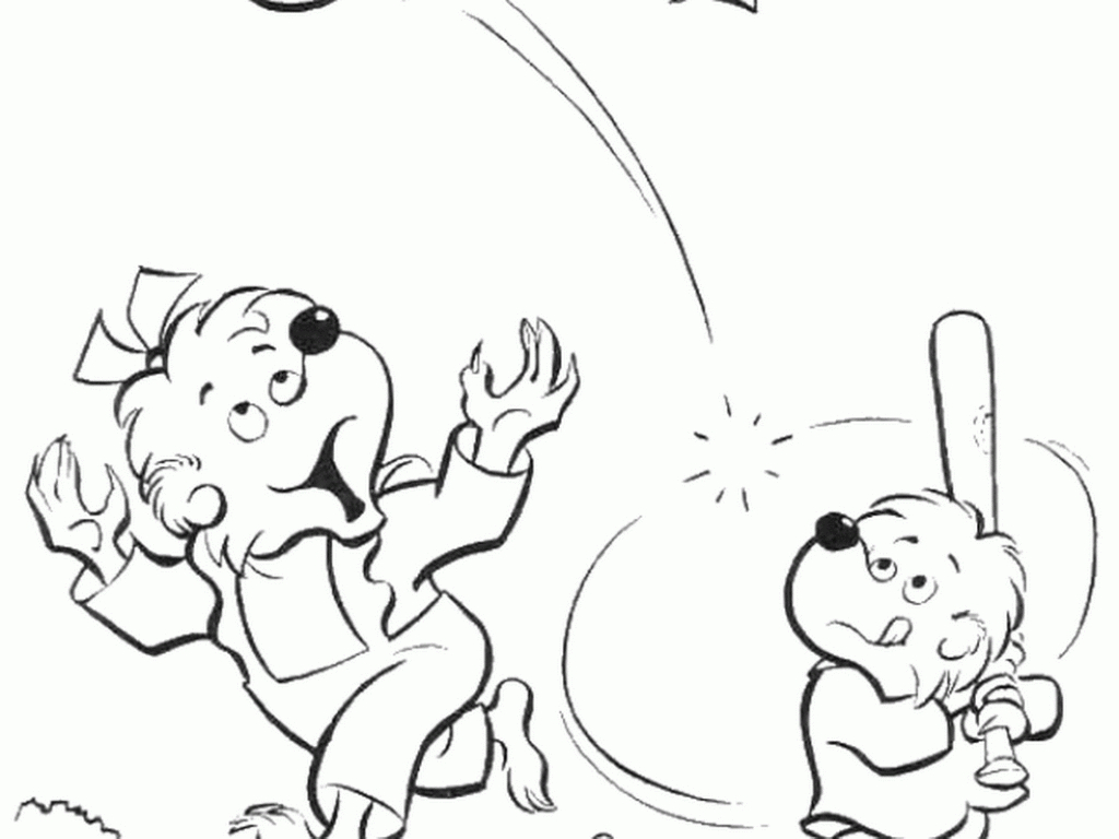 Berenstain Bears Coloring Pages Coloring Book World Berenstain Bears Coloring Pages Book World