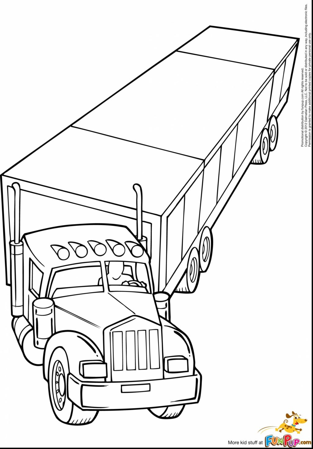 Big Truck Coloring Pages Coloring Book World Semi Truck Coloring Pages To Print Pictures