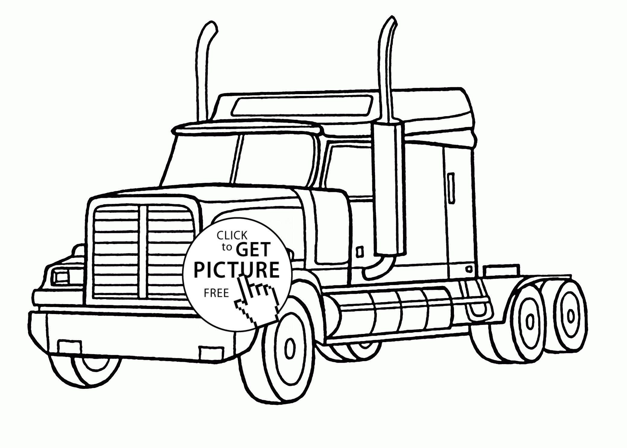 Big Truck Coloring Pages Coloring Ideas Big Trucks Coloring Pages Cool Semi Truck Volvo