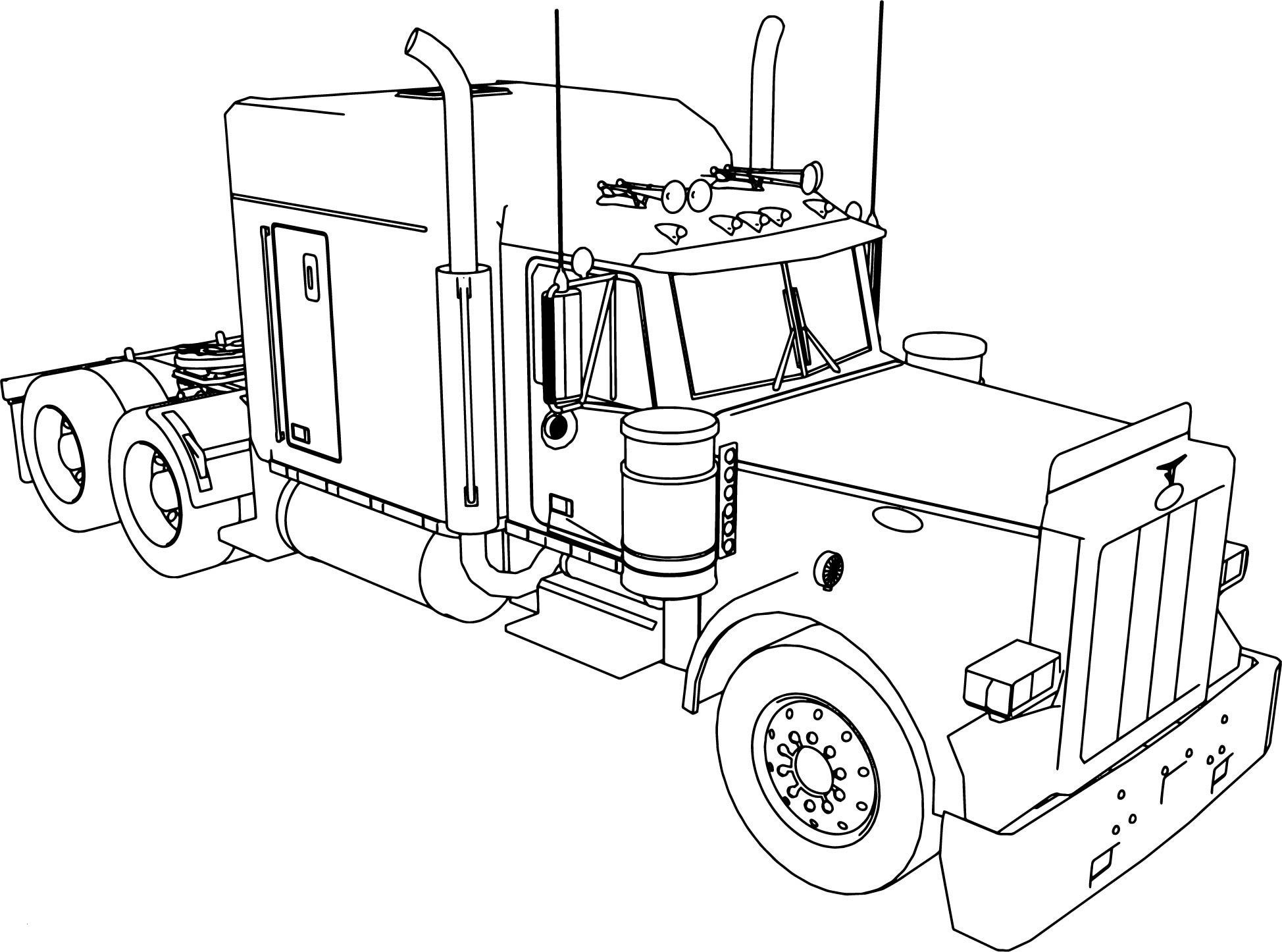 Big Truck Coloring Pages Coloring Ideas Semi Truck Coloring Pages Fresh Peterbilt Lego
