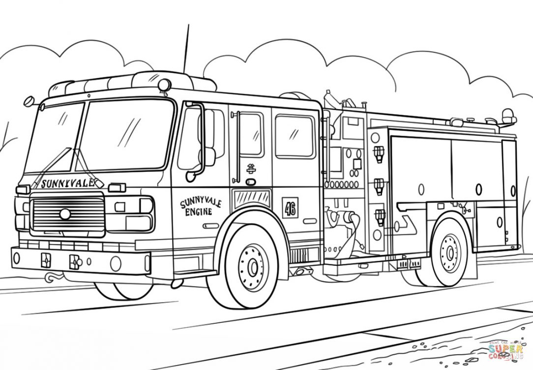 Big Truck Coloring Pages Free Big Rig Coloring Pages Sheets Oil For Kids Preschoolers Pdf