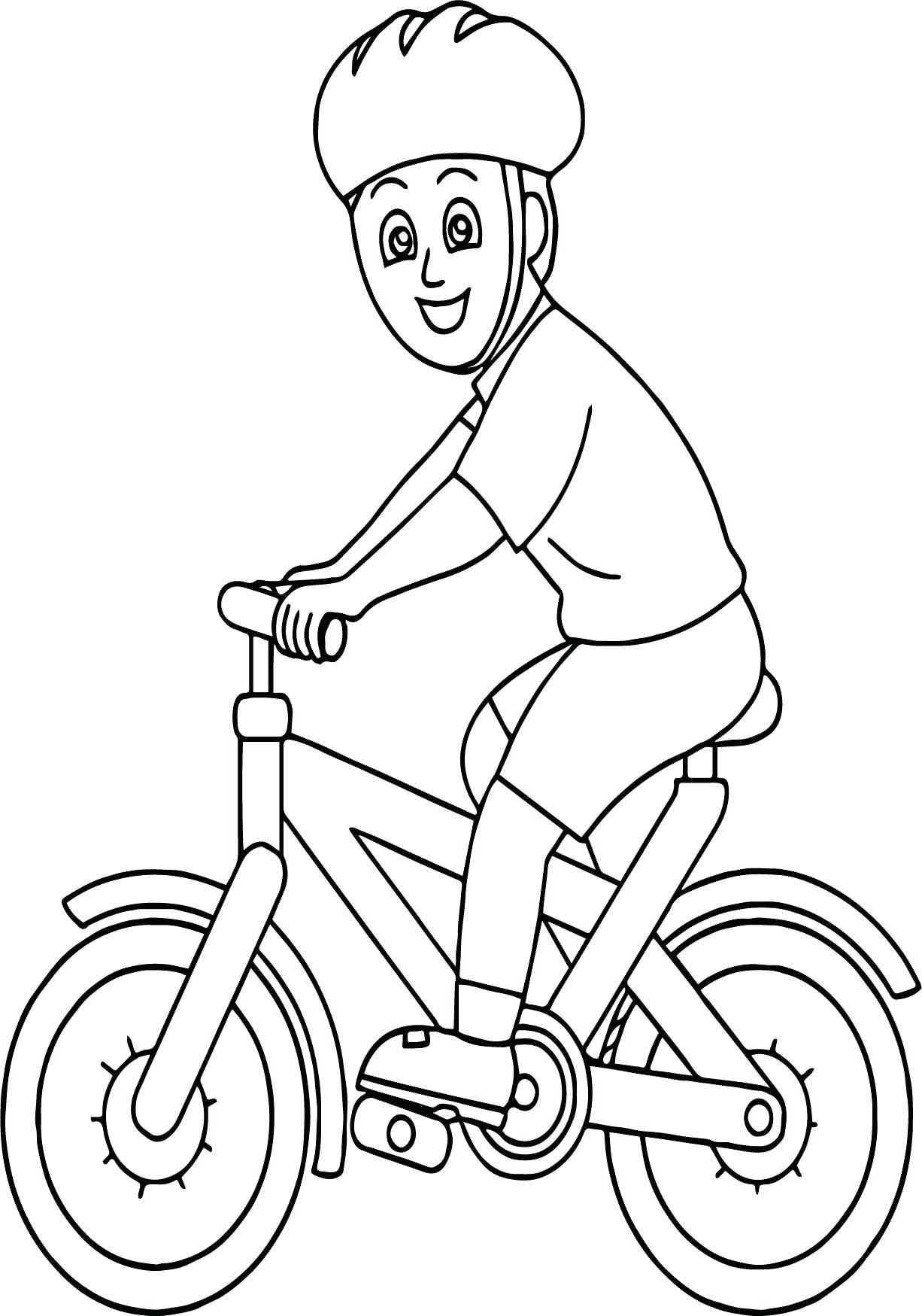 Bike Helmet Coloring Page Bike Coloring Sheet Deucesheetco