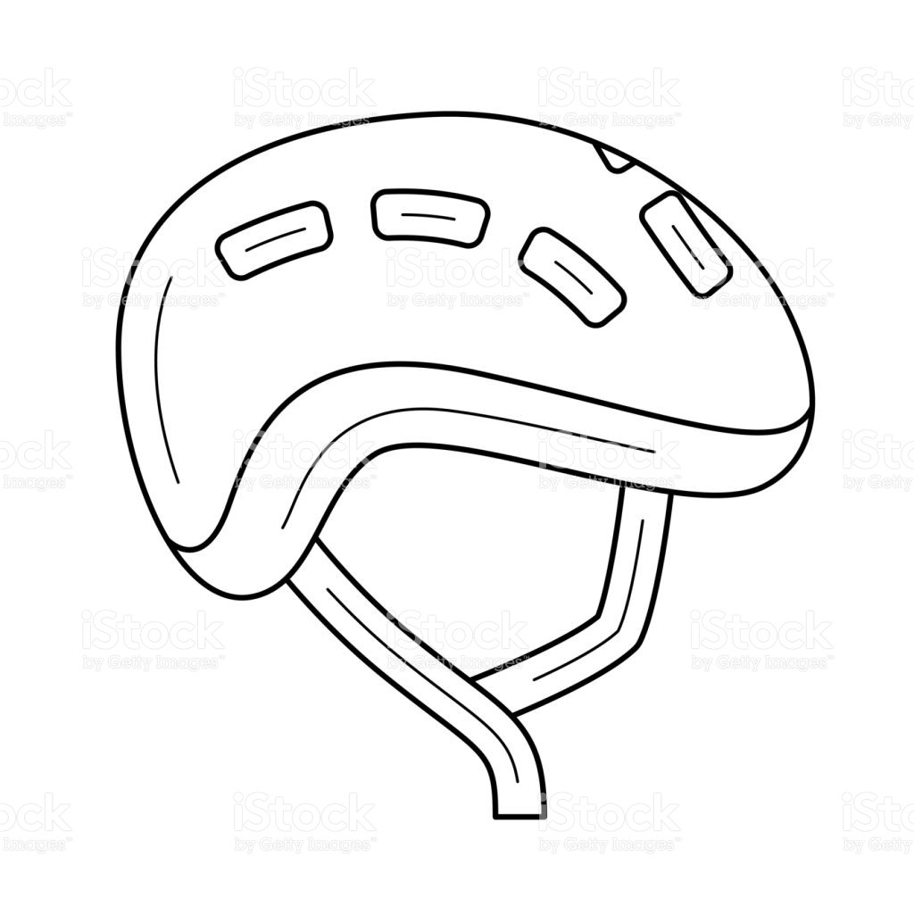 Bike Helmet Coloring Page Bike Helmet Coloring Page At Getdrawings Free For Personal Use