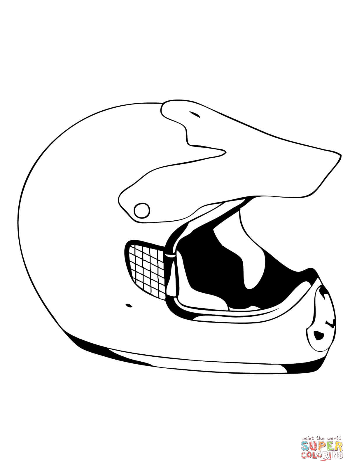 Bike Helmet Coloring Page Bmx Helmet Coloring Page Free Printable Coloring Pages