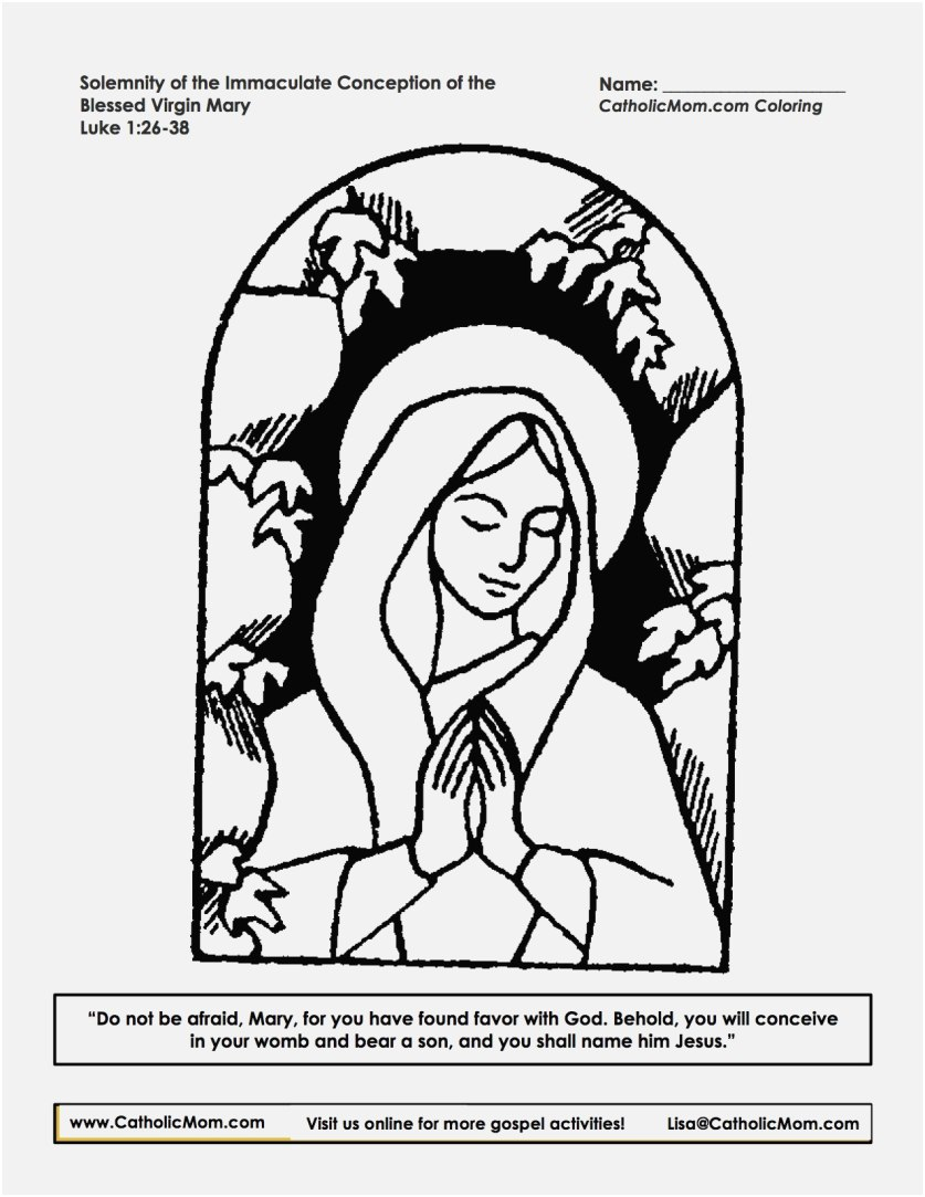 Blessed Mother Coloring Pages Coloring Pages For Palm Sunday Design Announcing Blessed Mother