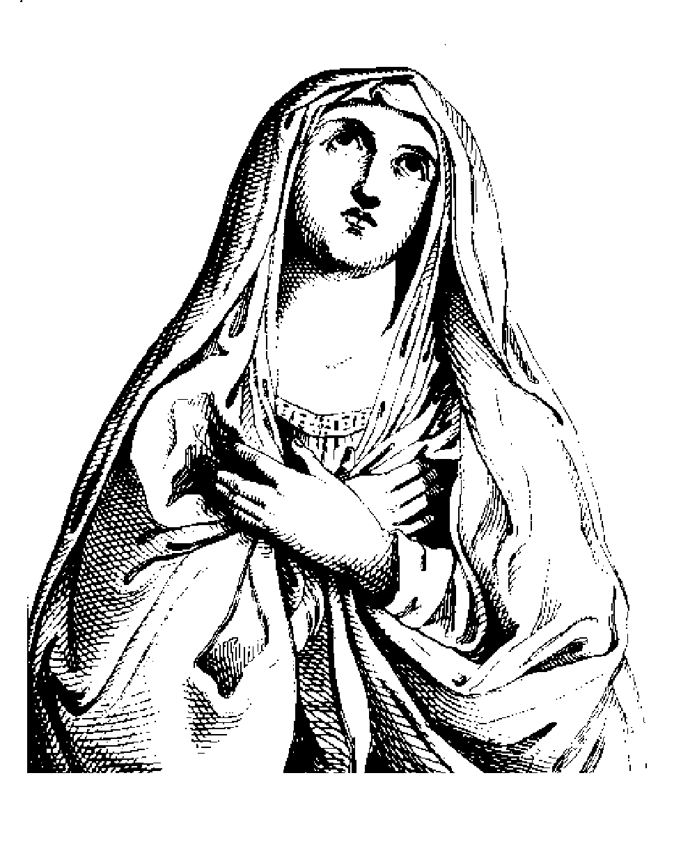Blessed Mother Coloring Pages Coloring Pages Of Mother Mary Coloring Home