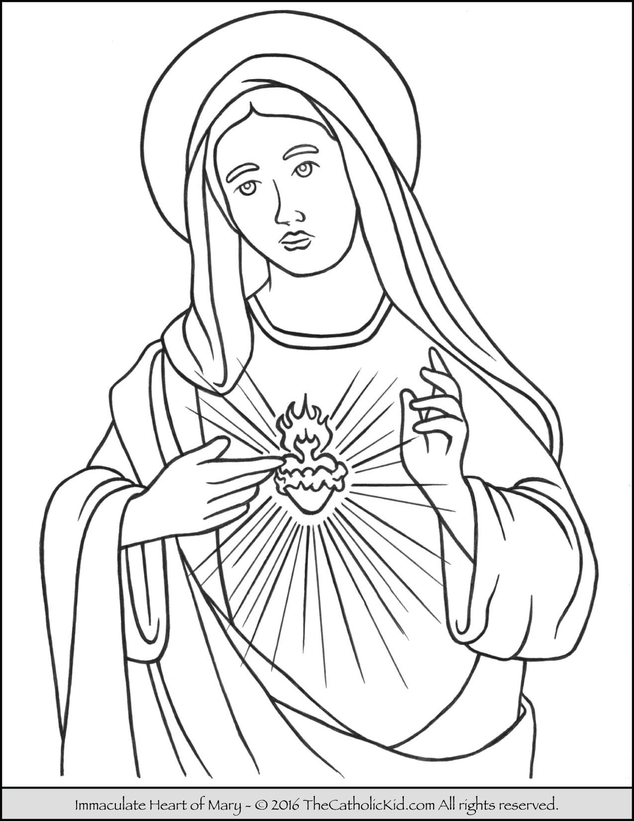 Blessed Mother Coloring Pages Free Printable Coloring Pages Of The Virgin Mary