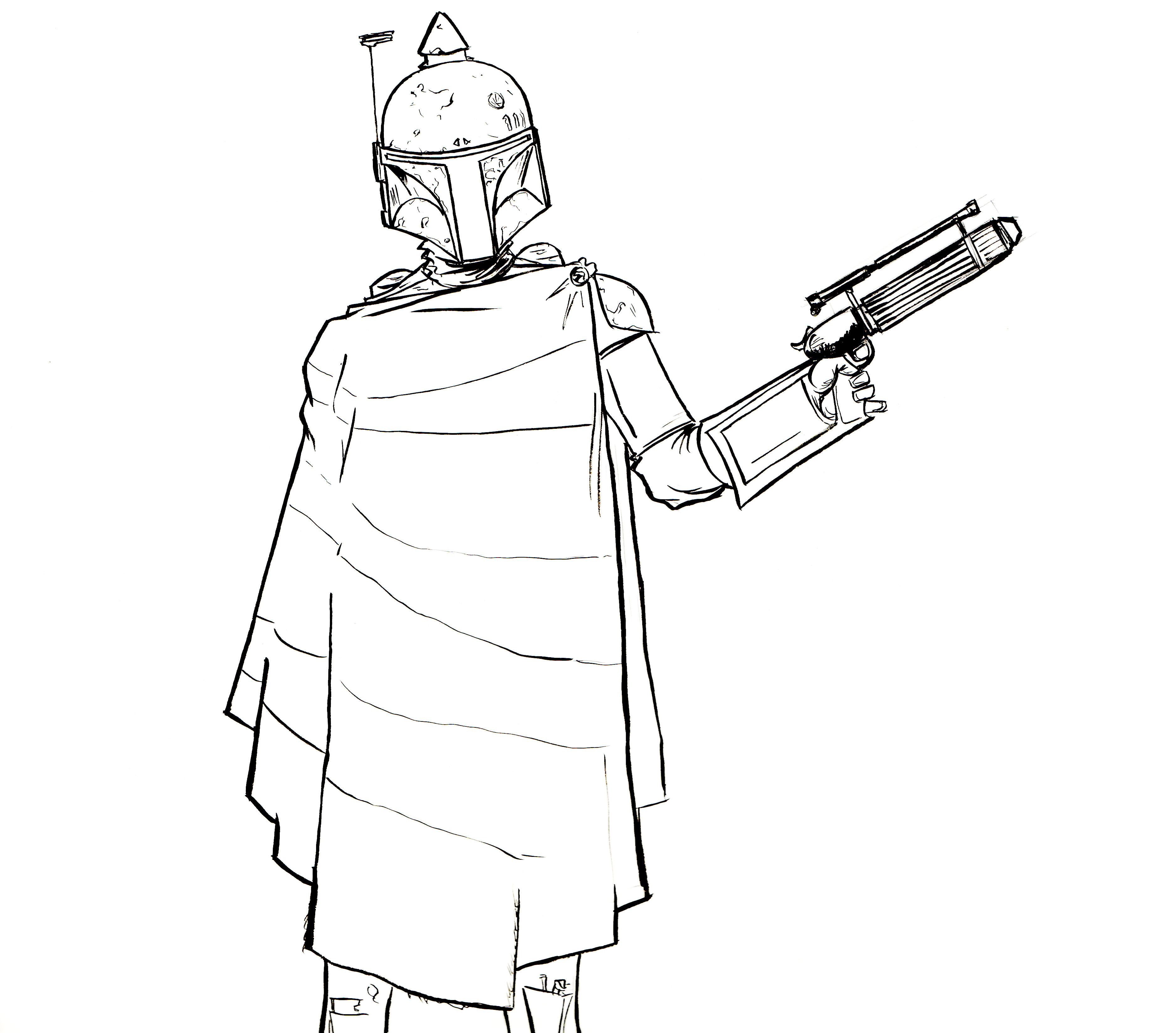 Boba Fett Coloring Page Boba Fett And Jangofett Star Wars Coloring Pages For Kids With Jango