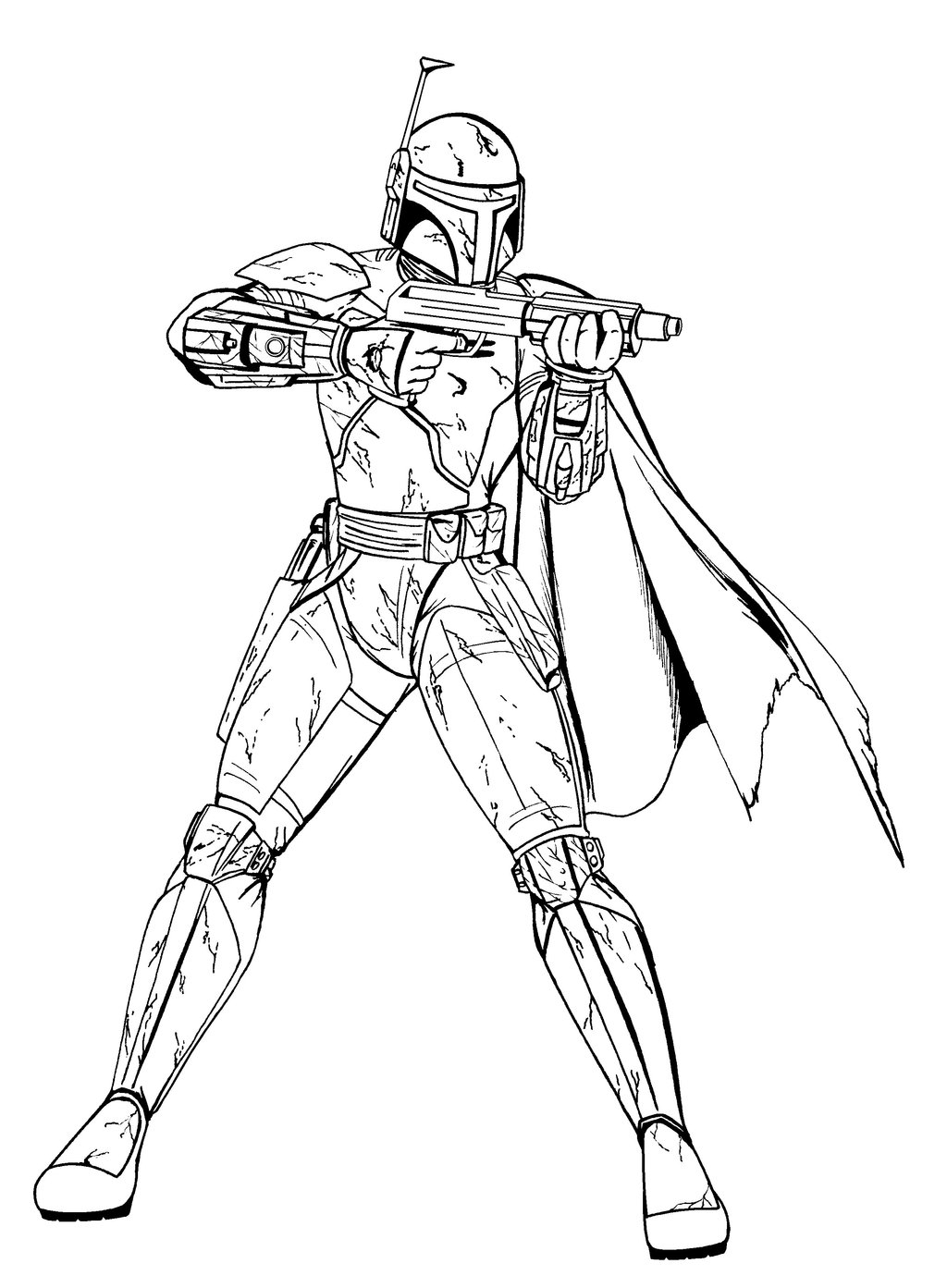 Boba Fett Coloring Page Boba Fett Coloring Pages Download Free Printable Coloring Pages