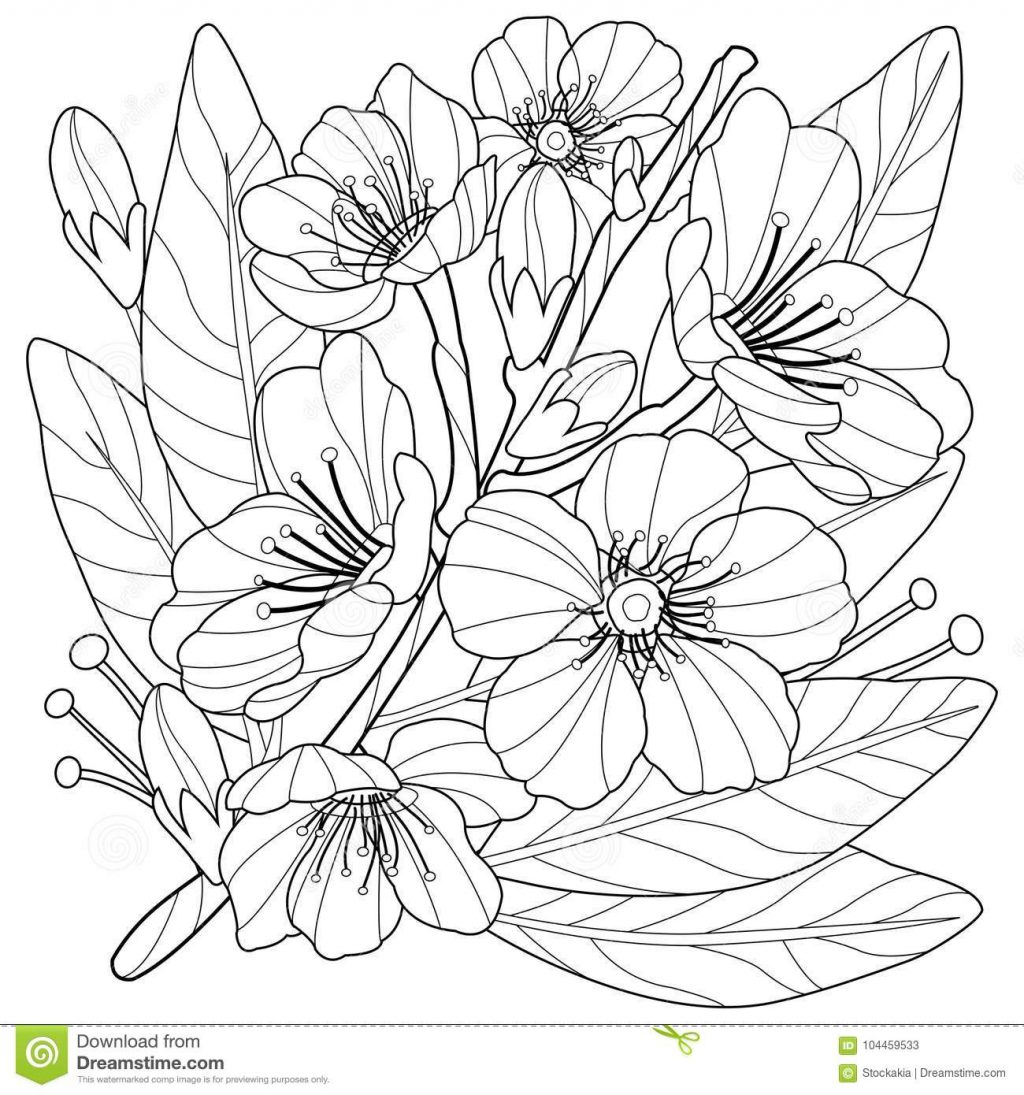 Bouquet Of Flowers Coloring Page Coloring Bouquet Of Flowersng Pages Pagestrishas Board Flower Book