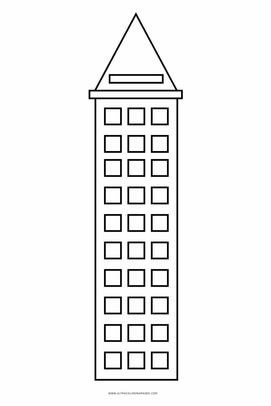 Building Coloring Page New York City Building Coloring Page Building Free Png Images