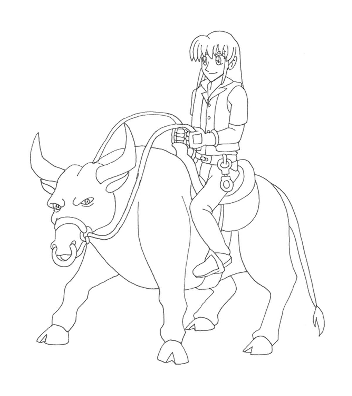 Bull Riding Coloring Pages 10 Cute Bull Coloring Pages For Your Toddler