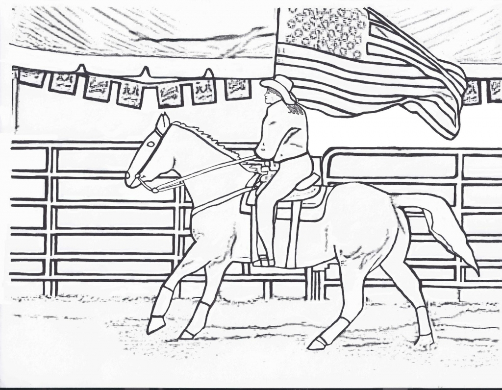 Bull Riding Coloring Pages Coloring Pages For Kids Rodeo With Rodeo Coloring Pages 15189 3