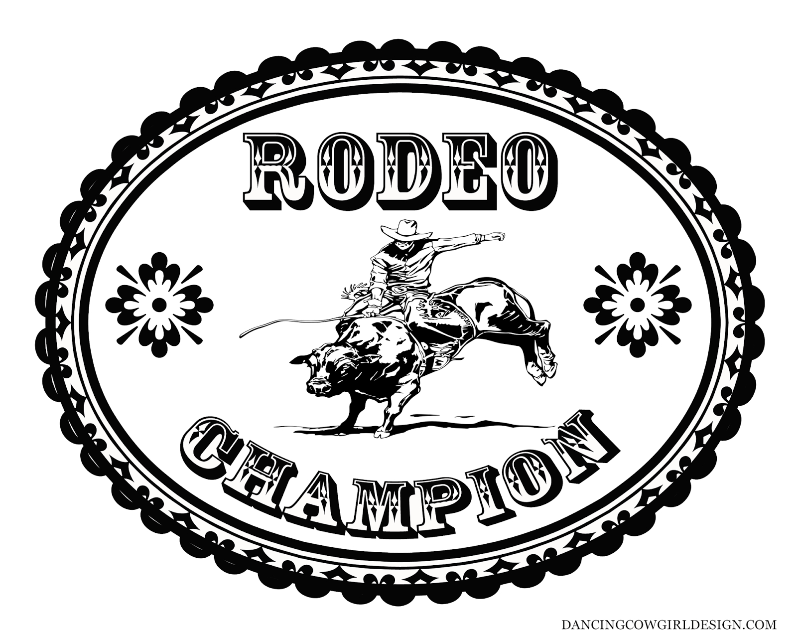 Bull Riding Coloring Pages Rodeo Coloring Pages Coloring Sheet Cowboy Rodeo Bull Rider Belt Buckle