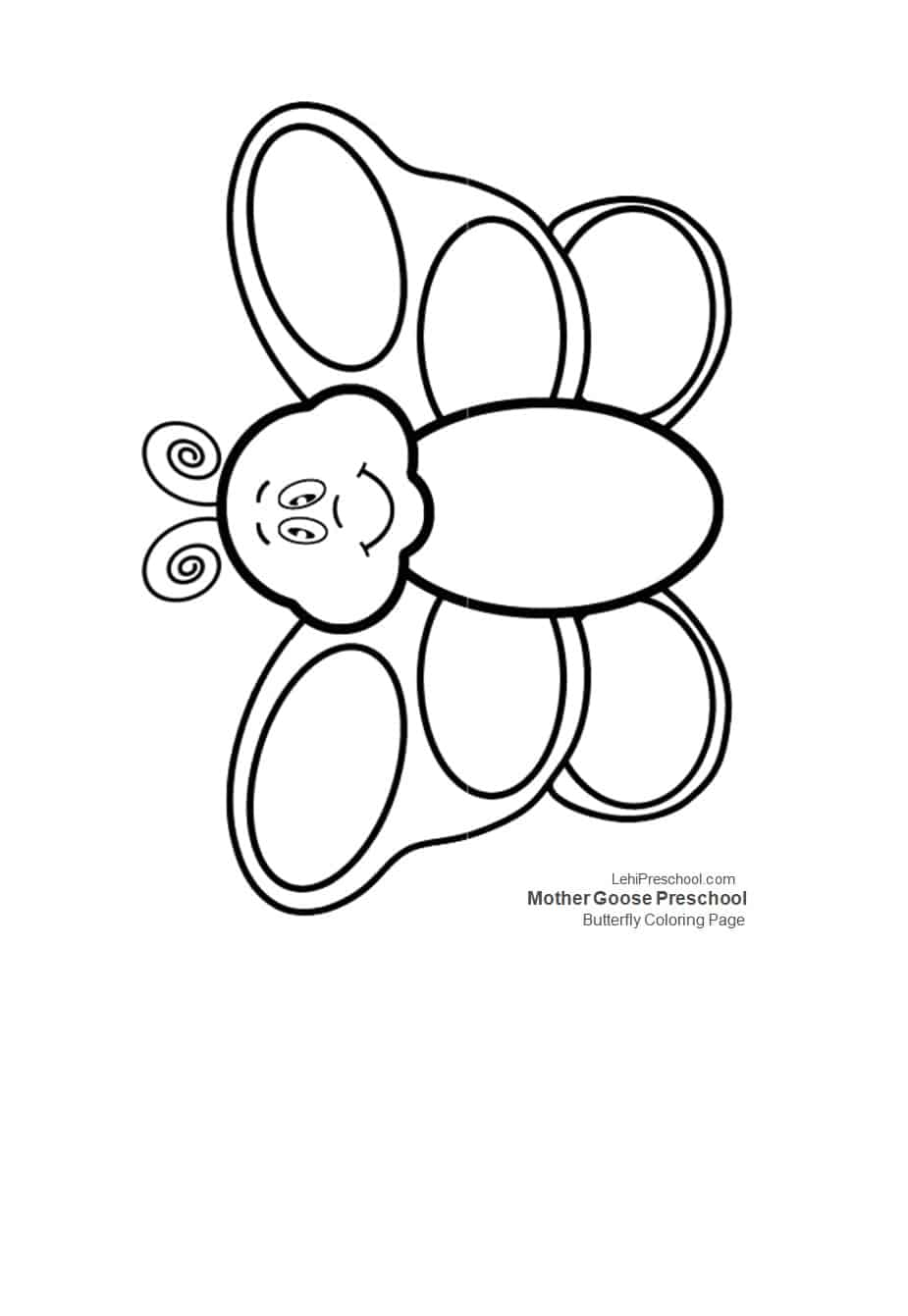 Butterfly Outline Coloring Page 50 Printable Cut Out Butterfly Templates Template Lab