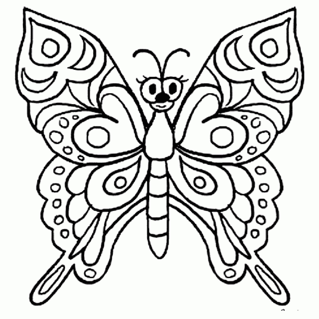 Butterfly Outline Coloring Page Wonderful Butterfly Outlines To Color Greatest Page Be C 18676 Unknown