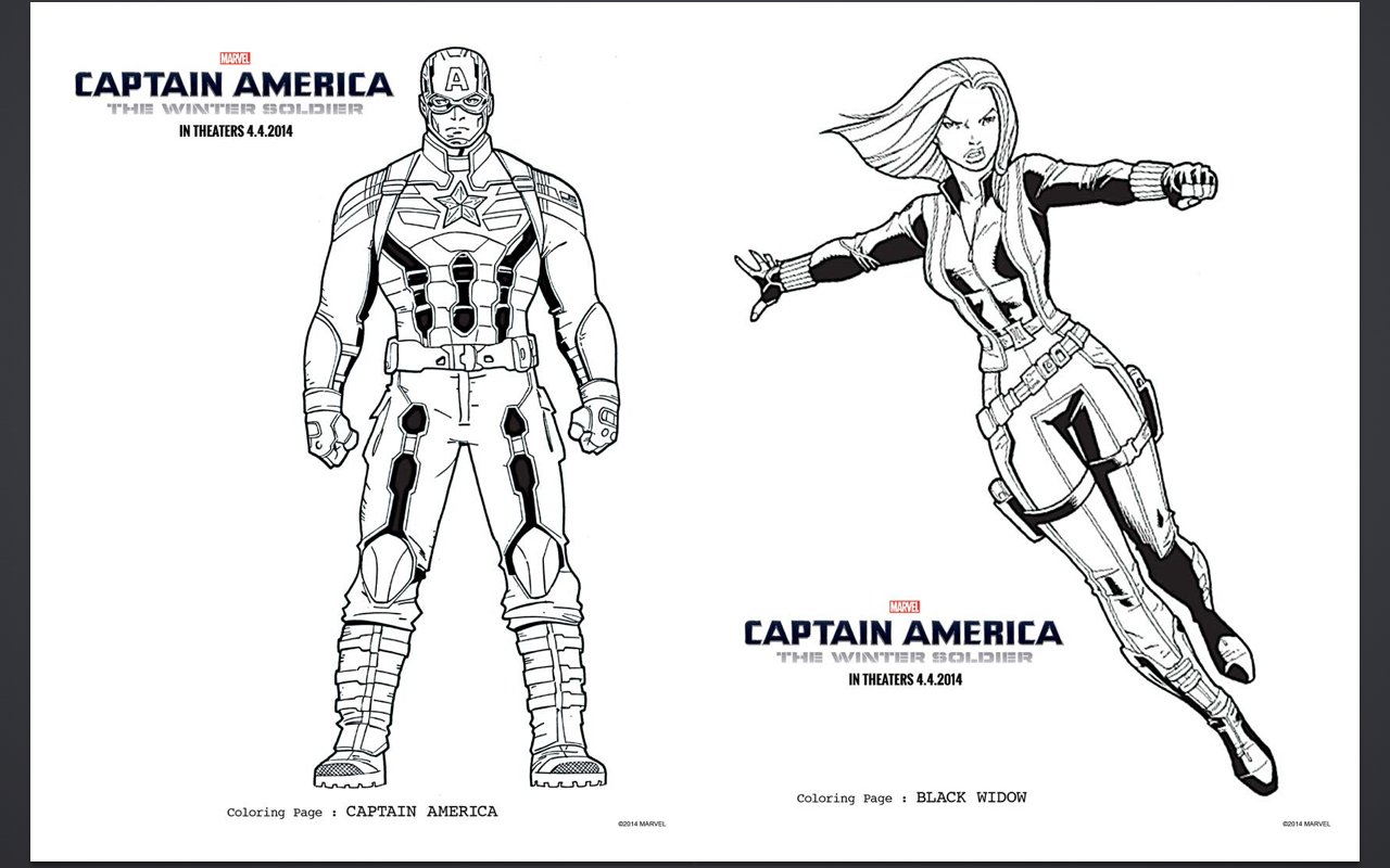 Captain America Winter Soldier Coloring Pages 15 Free Captain America Coloring Pages