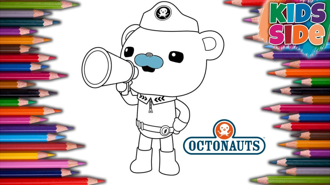 Captain Barnacles Coloring Pages Coloring Captain Barnacles Of Octonauts Coloring Page Faber Castell Kidsside