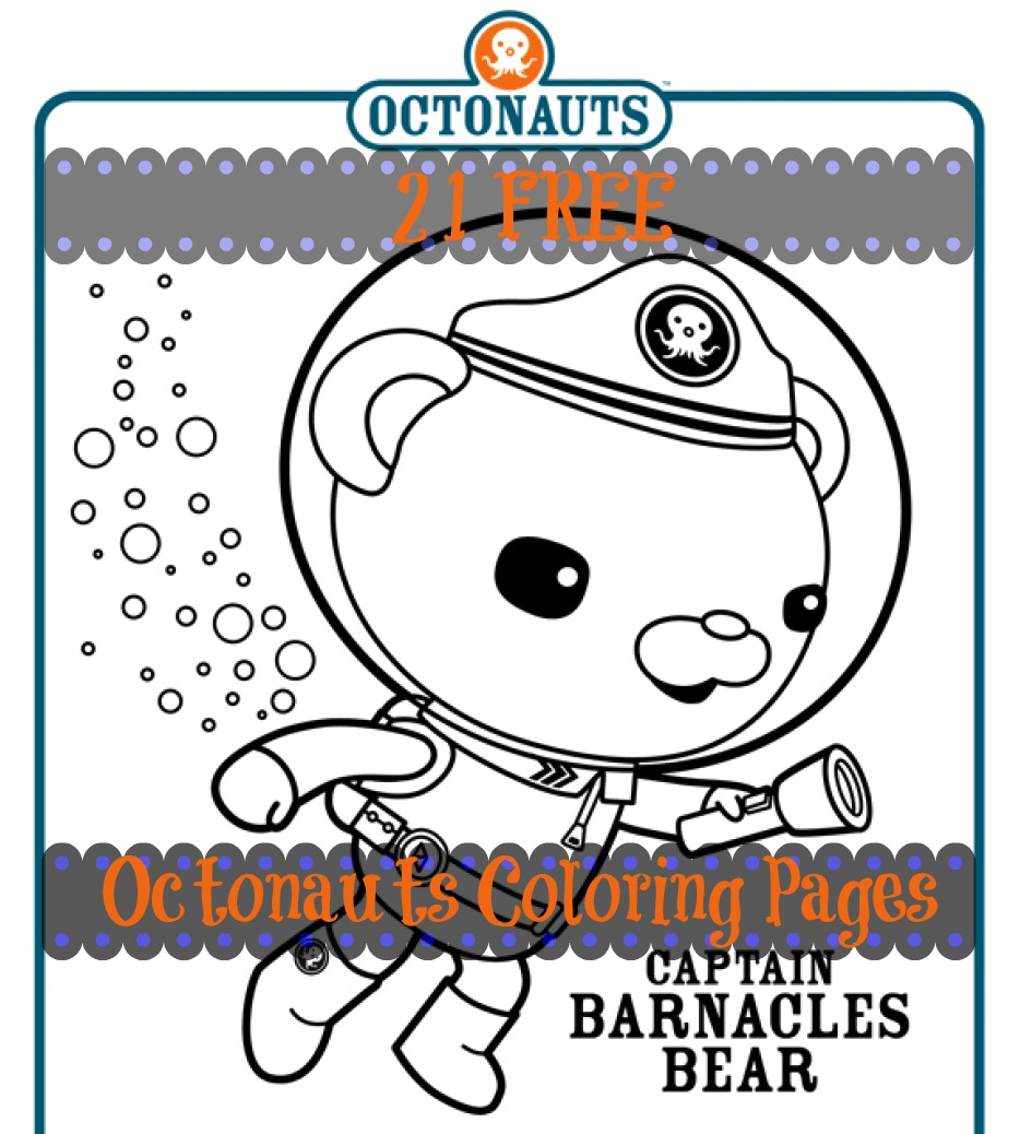 Captain Barnacles Coloring Pages Free 21 Disney Octonauts Coloring Pages For A Quick Summer Activity