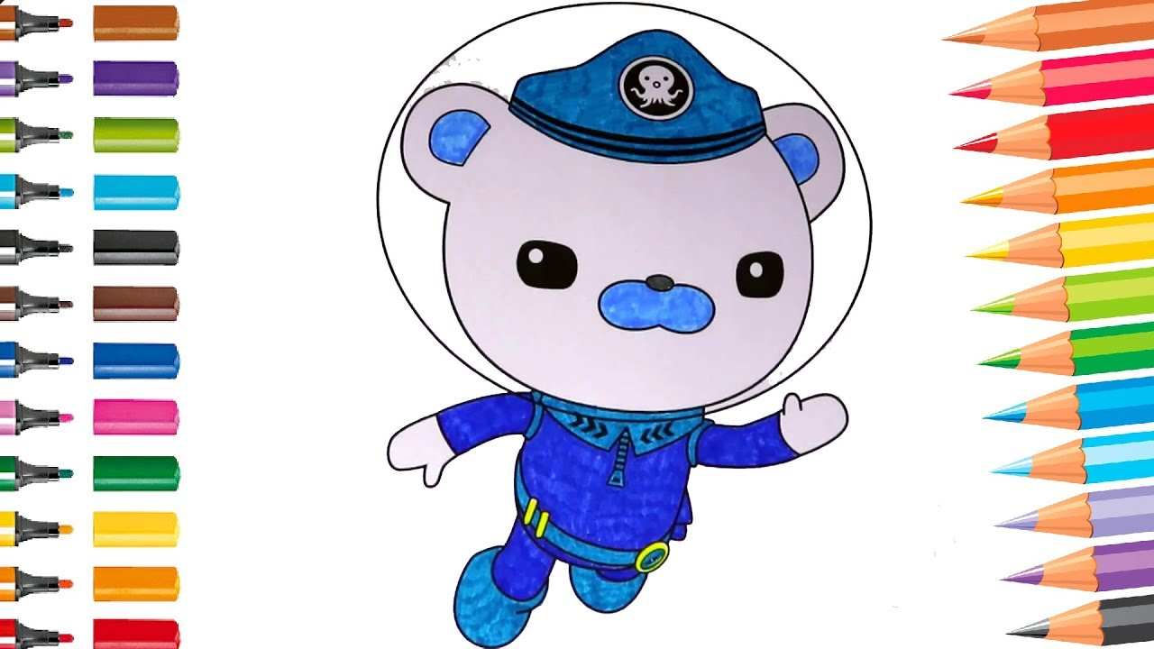 Captain Barnacles Coloring Pages Octonauts Captain Barnacles Fun Coloring Book Pages For Kids
