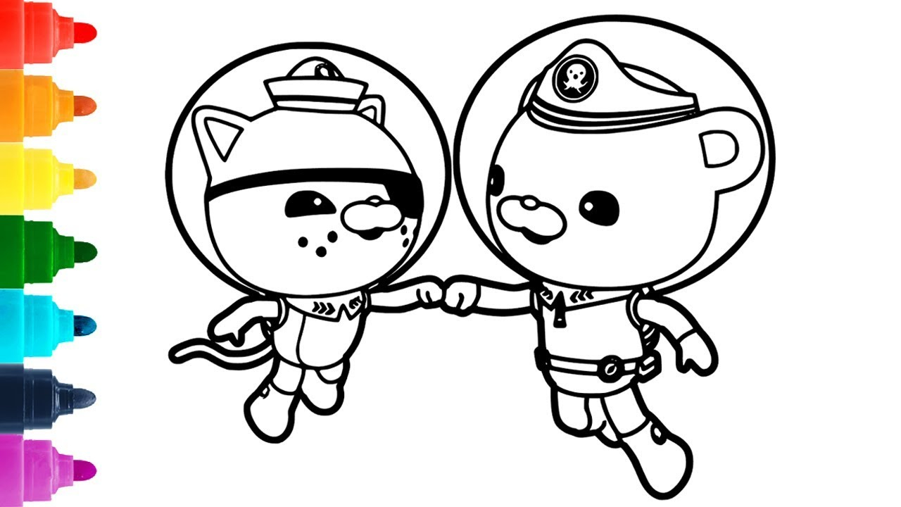 Captain Barnacles Coloring Pages Octonauts Coloring Pages 1080p Coloring Captain Barnacles Bear And Kwazii Kitten