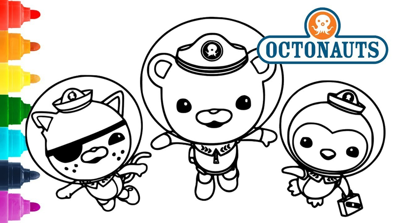 Captain Barnacles Coloring Pages Octonauts Coloring Pages Captain Barnacles Kwazii And Peso Disney Coloring Book